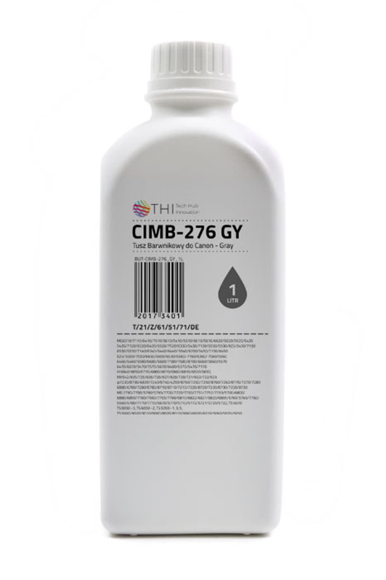 

Butelka Gray Canon 1L Tusz Barwnikowy (Dye) INK-MATE CIMB276, Dye) ink-mate cimb27