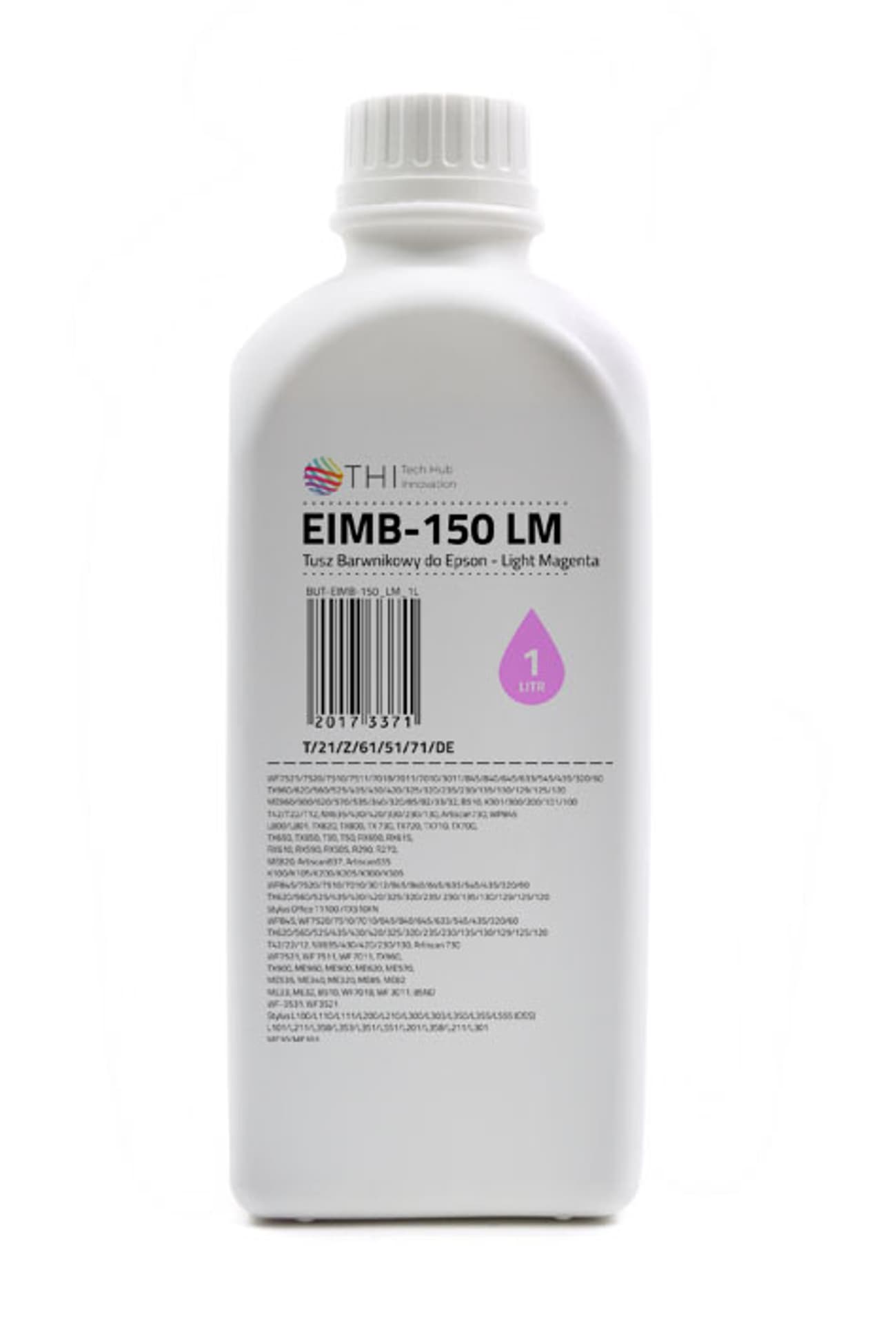 

Butelka Light Magenta Epson 1L Tusz Barwnikowy (Dye) INK-MATE EIMB150, Dye) ink-mate eimb15