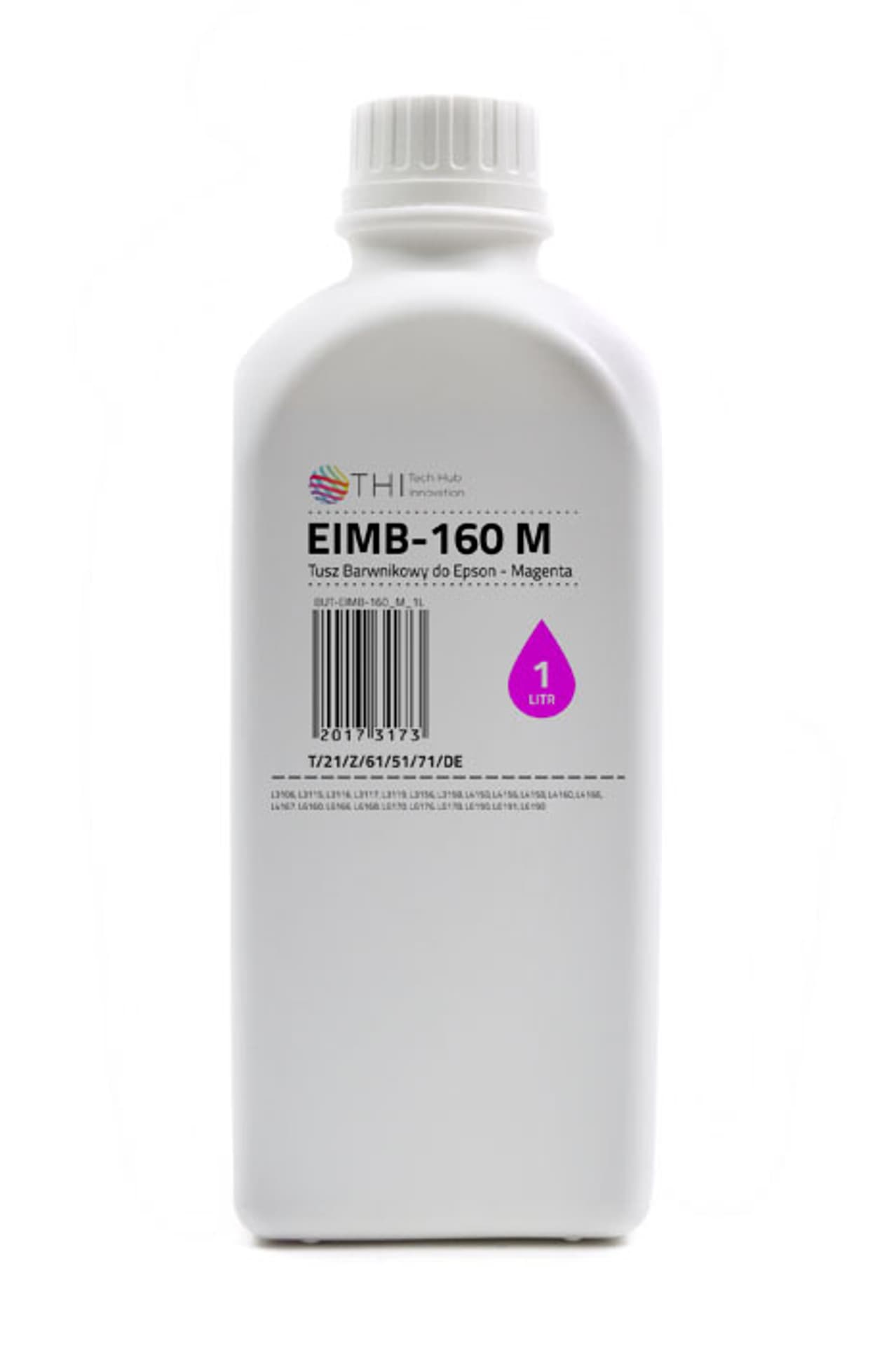 

Butelka Magenta Epson 1L Tusz Barwnikowy (Dye) INK-MATE EIMB160, Dye) ink-mate eimb16