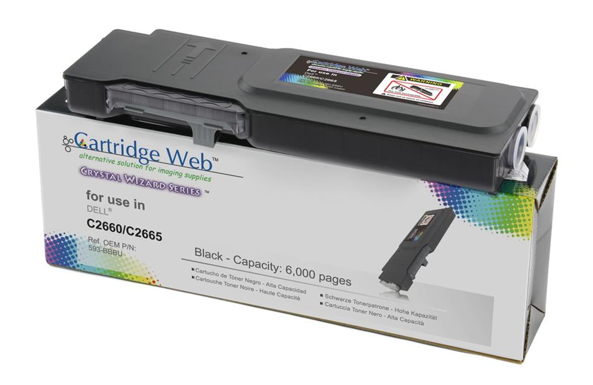 

Toner Cartridge Web Black Dell 2660 zamiennik 593-BBBU
