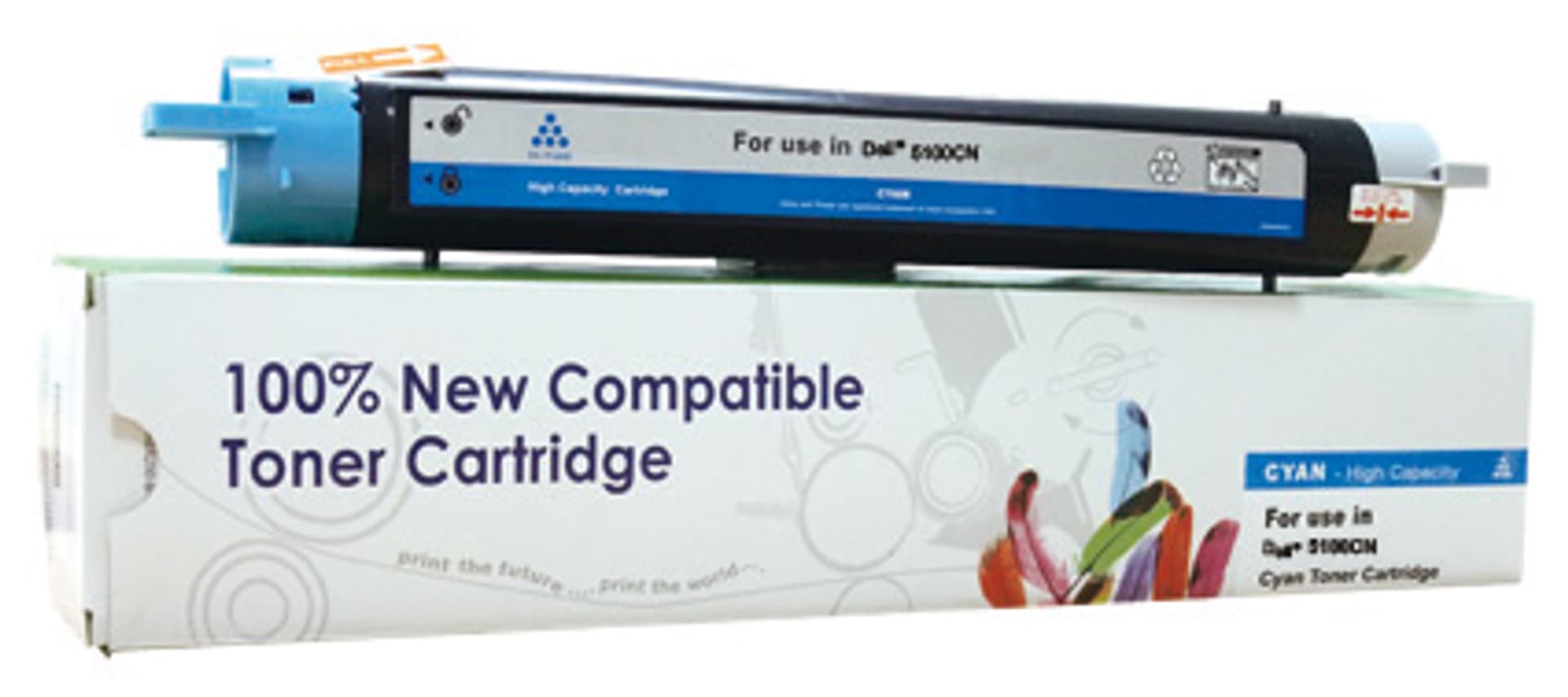 

Toner Cartridge Web Cyan Dell 5100 zamiennik 593-10051