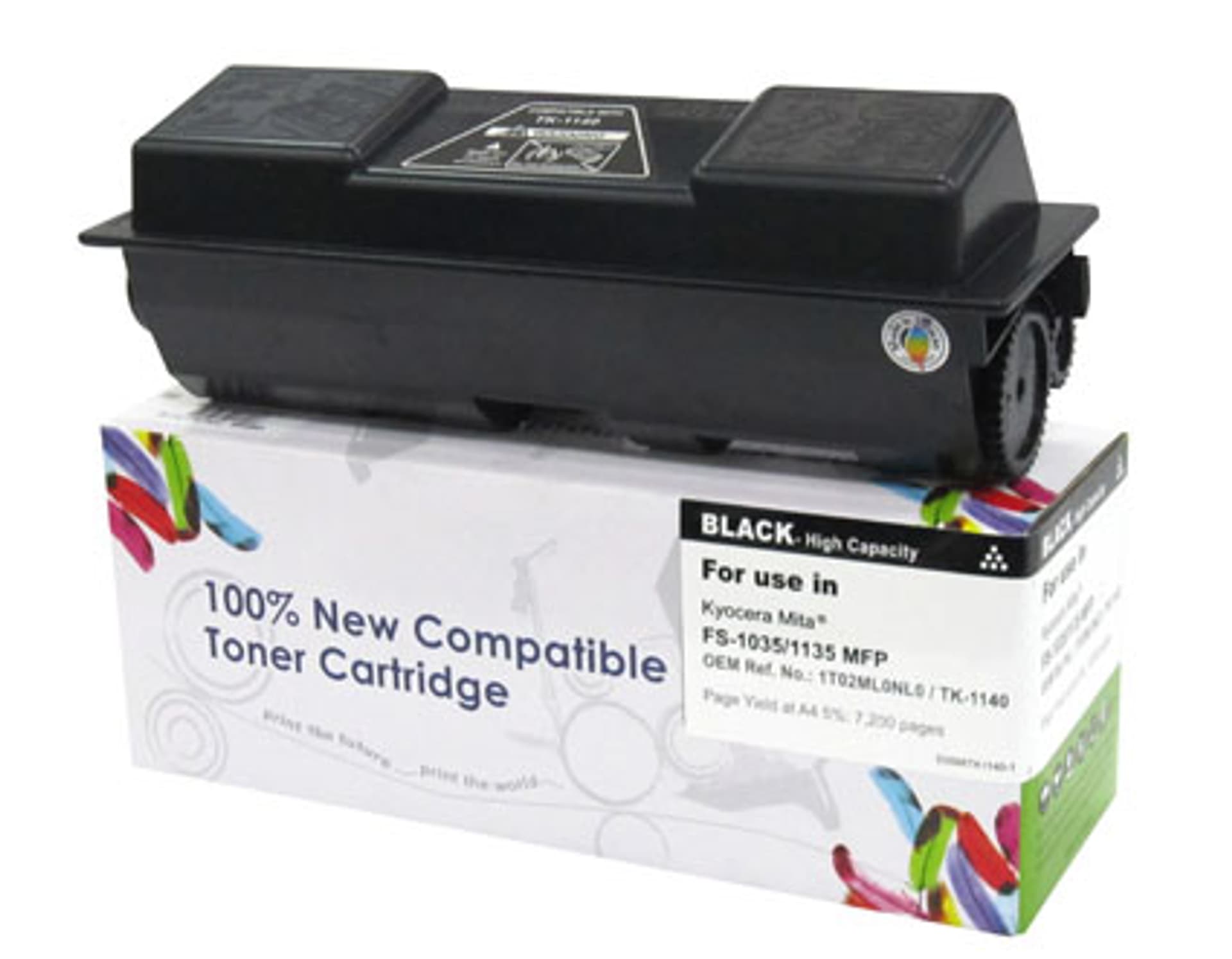 

Toner Cartridge Web Czarny Kyocera TK1140 zamiennik TK-1140