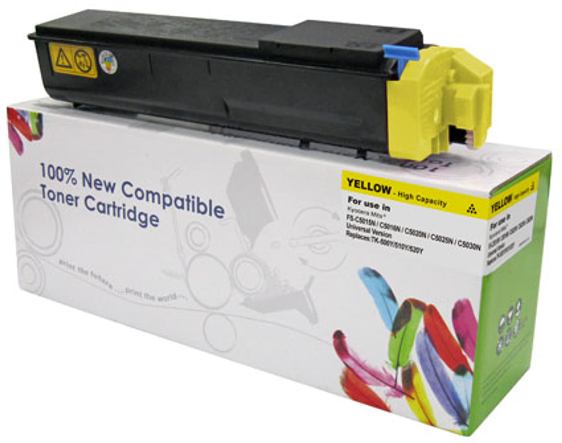 

Toner Cartridge Web Yellow Kyocera TK500/TK510/TK520 zamiennik TK-500Y/TK510Y/TK520Y