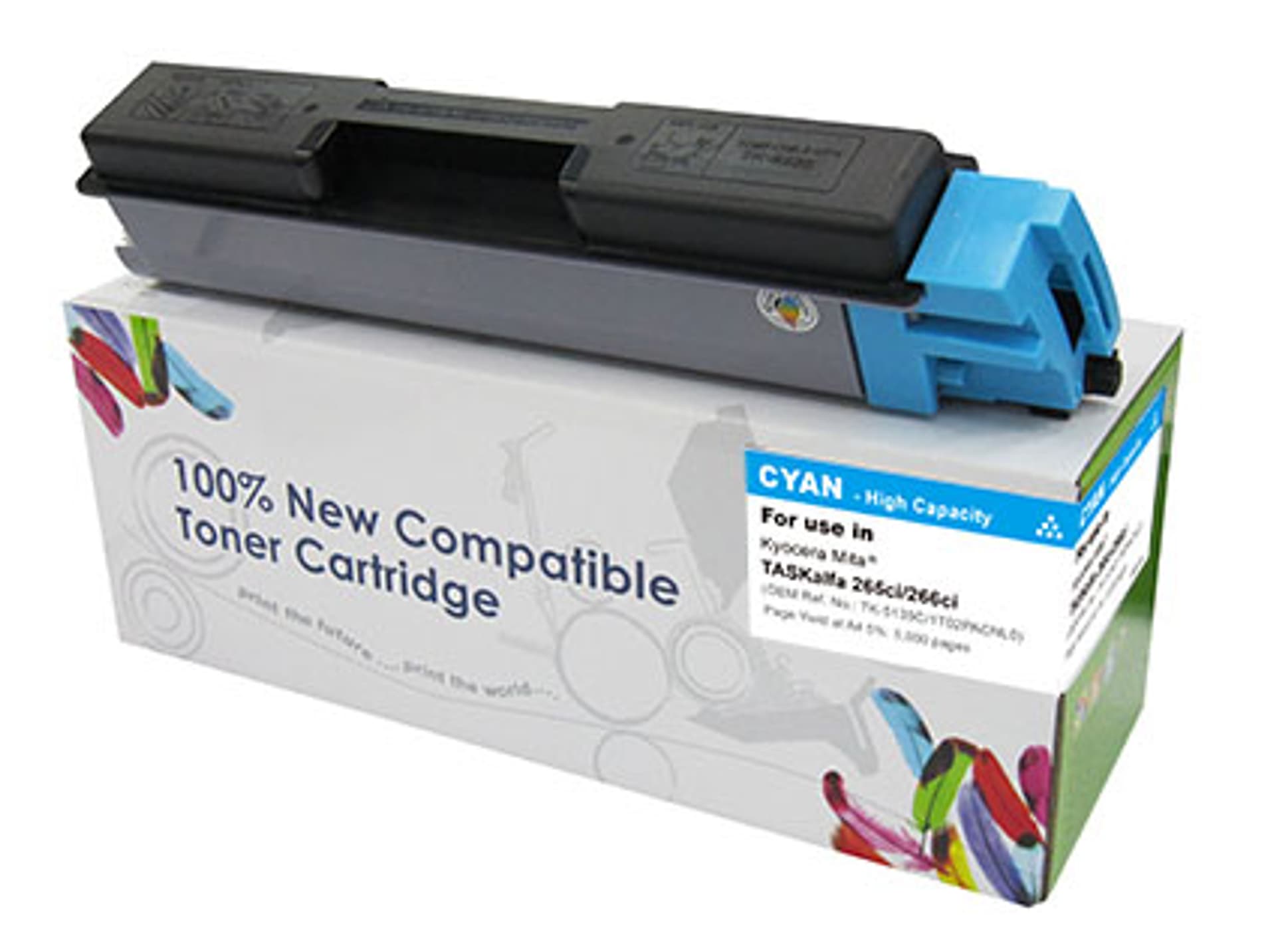 

Toner Cartridge Web Cyan Kyocera TK5135 zamiennik TK-5135C