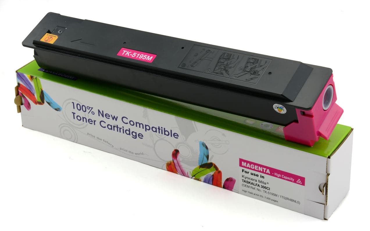 

Toner Cartridge Web Magenta Kyocera TK5195 zamiennik TK-5195M