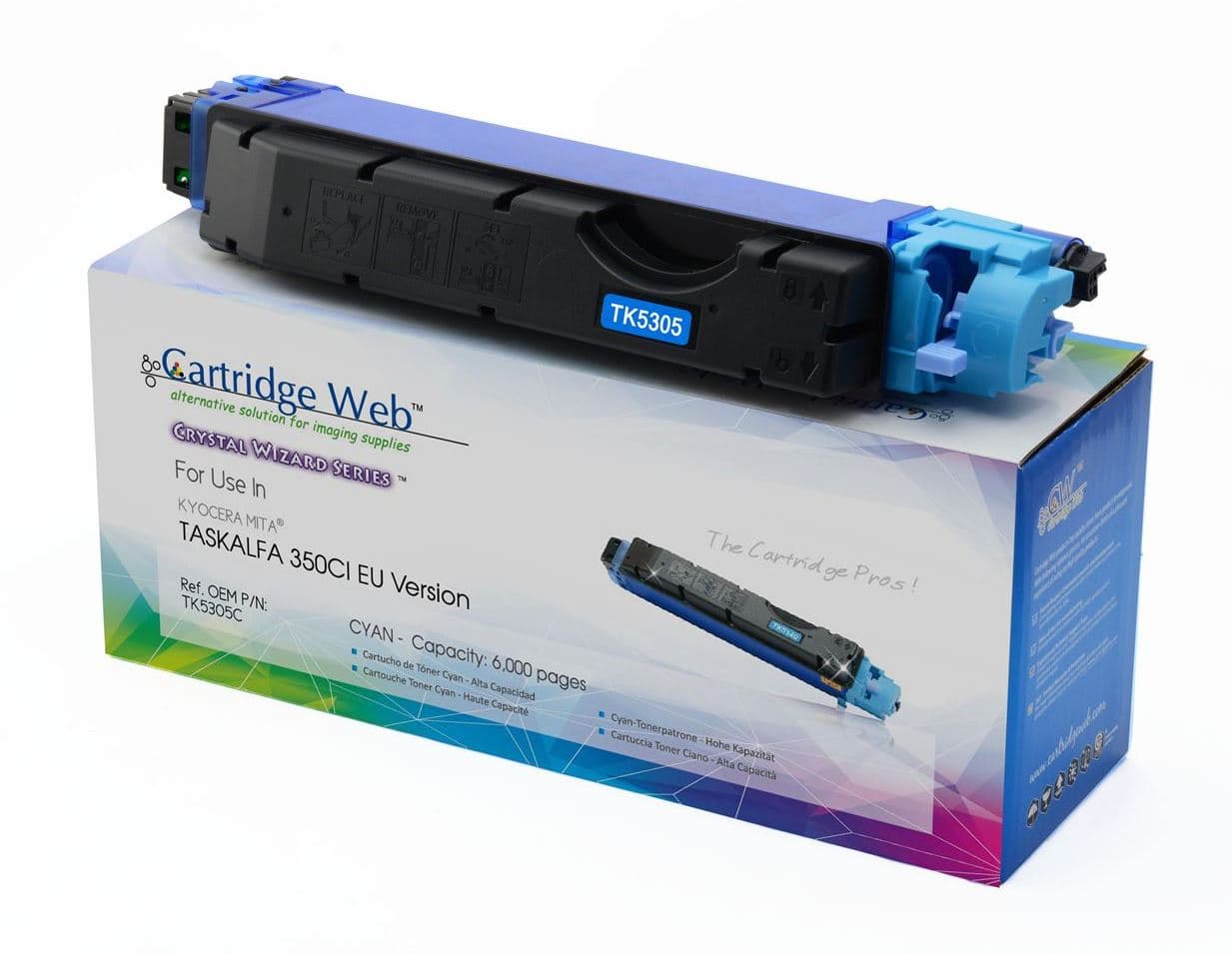 

Toner Cartridge Web Cyan Kyocera TK5305 zamiennik TK-5305C