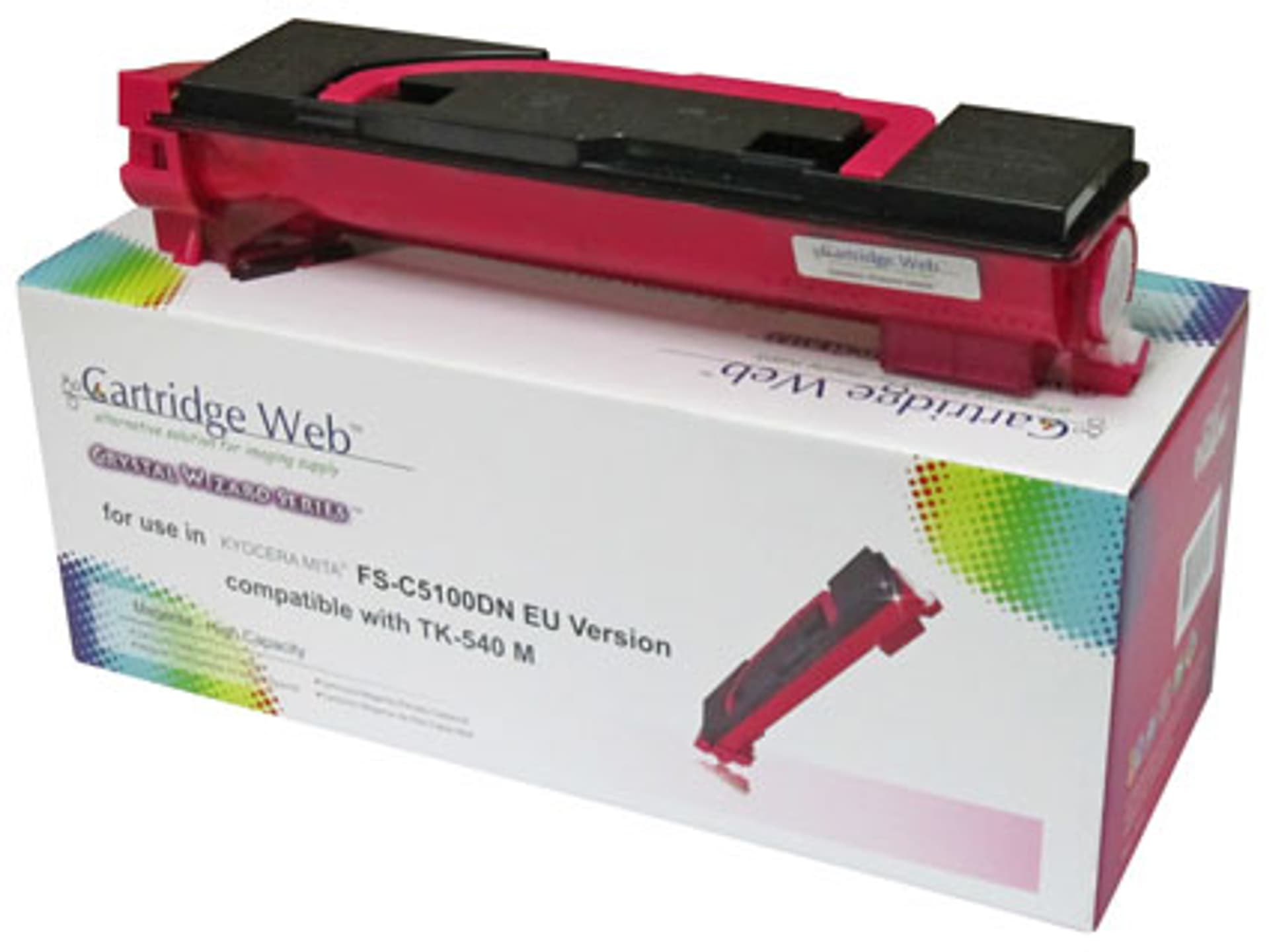 

Toner Cartridge Web Magenta Kyocera TK540/TK542 zamiennik TK-540M