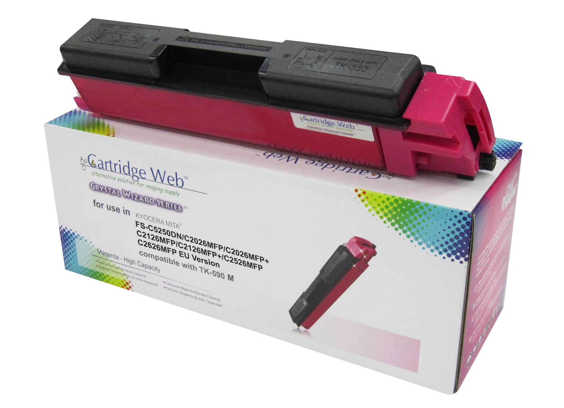 

Toner Cartridge Web Magenta Kyocera TK590 zamiennik TK-590M
