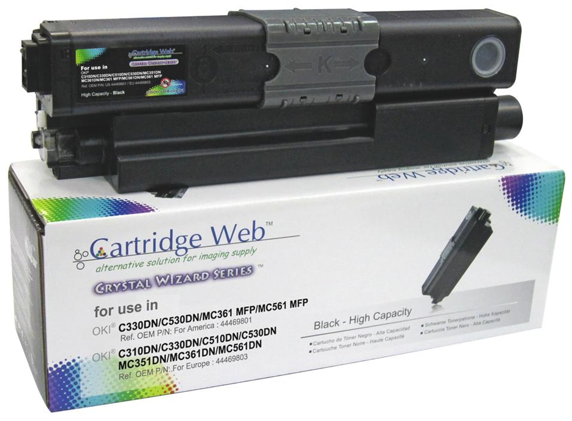 

Toner Cartridge Web Black OKI C310 zamiennik 44469803