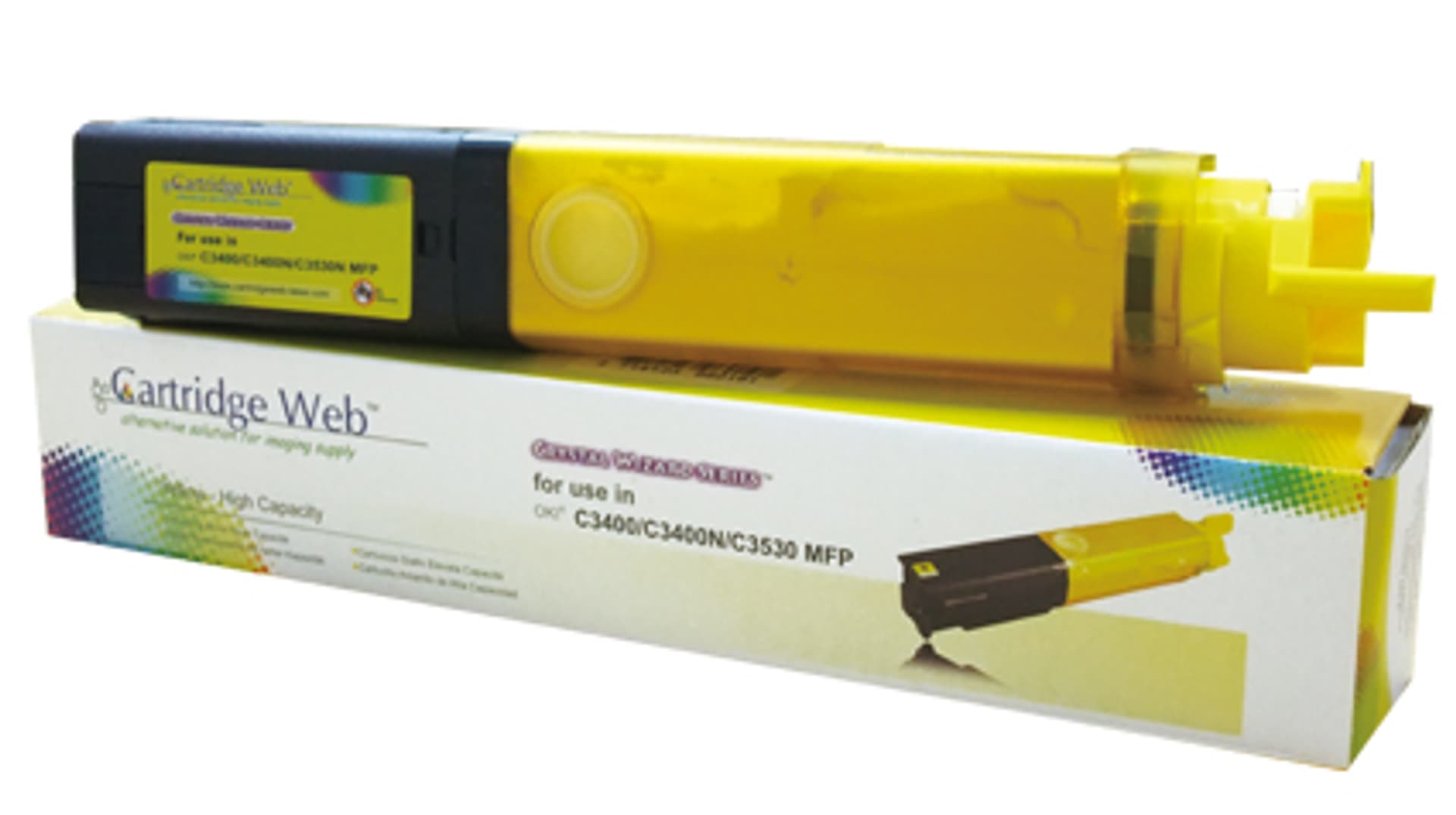 

Toner Cartridge Web Yellow OKI C3400 zamiennik 43459329