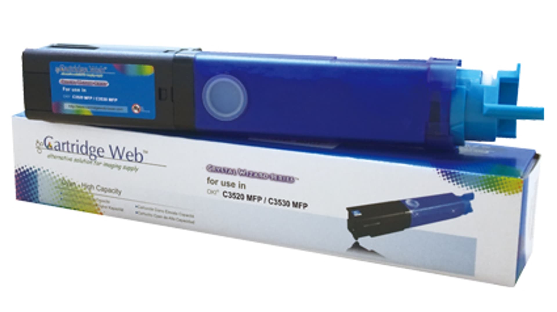 

Toner Cartridge Web Cyan Oki C3520 zamiennik 43459371