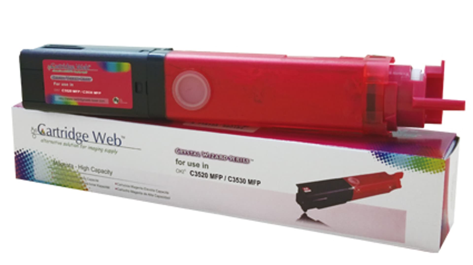 

Toner Cartridge Web Magenta Oki C3520 zamiennik 43459370