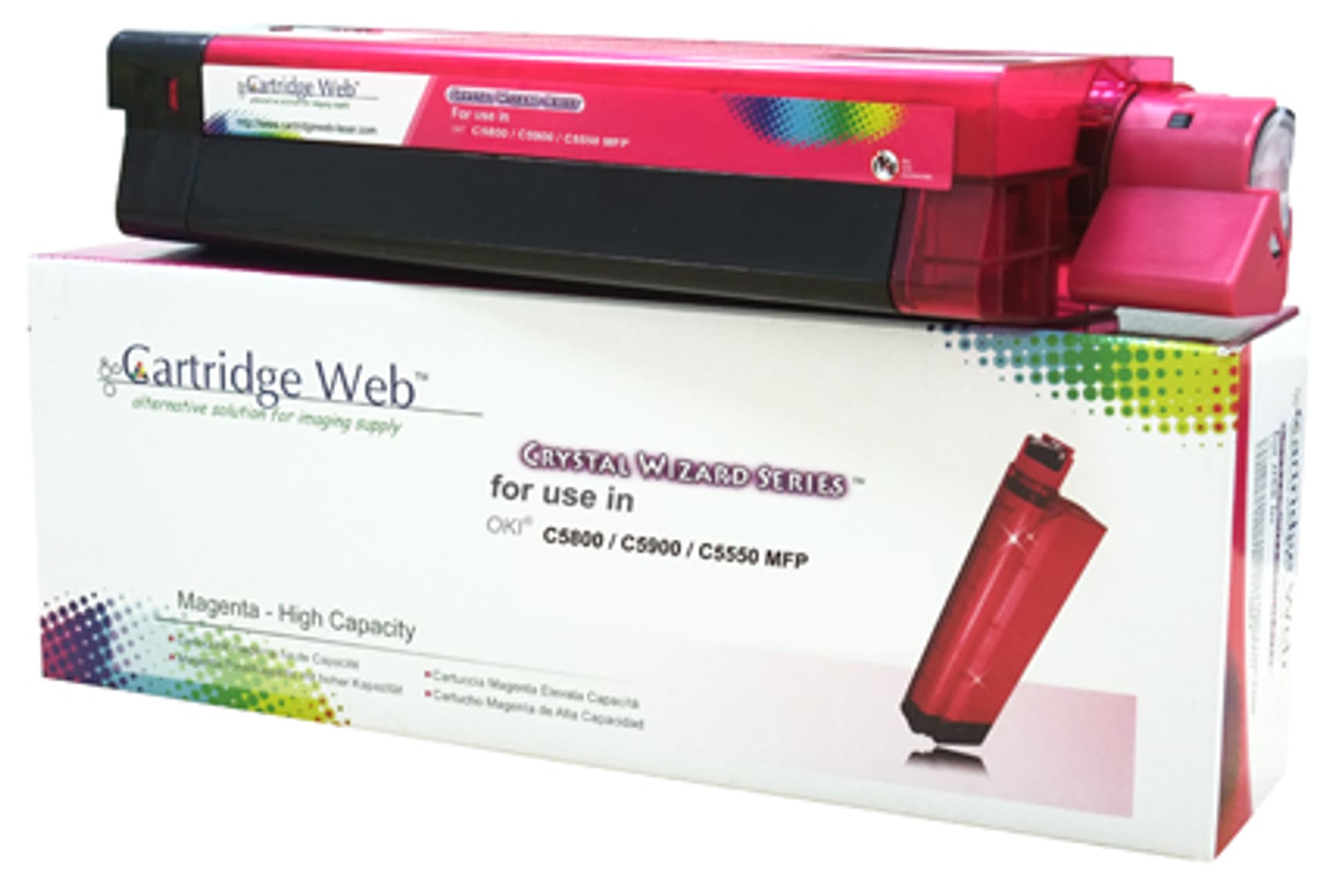 

Toner Cartridge Web Magenta OKI C5800 zamiennik 43324422