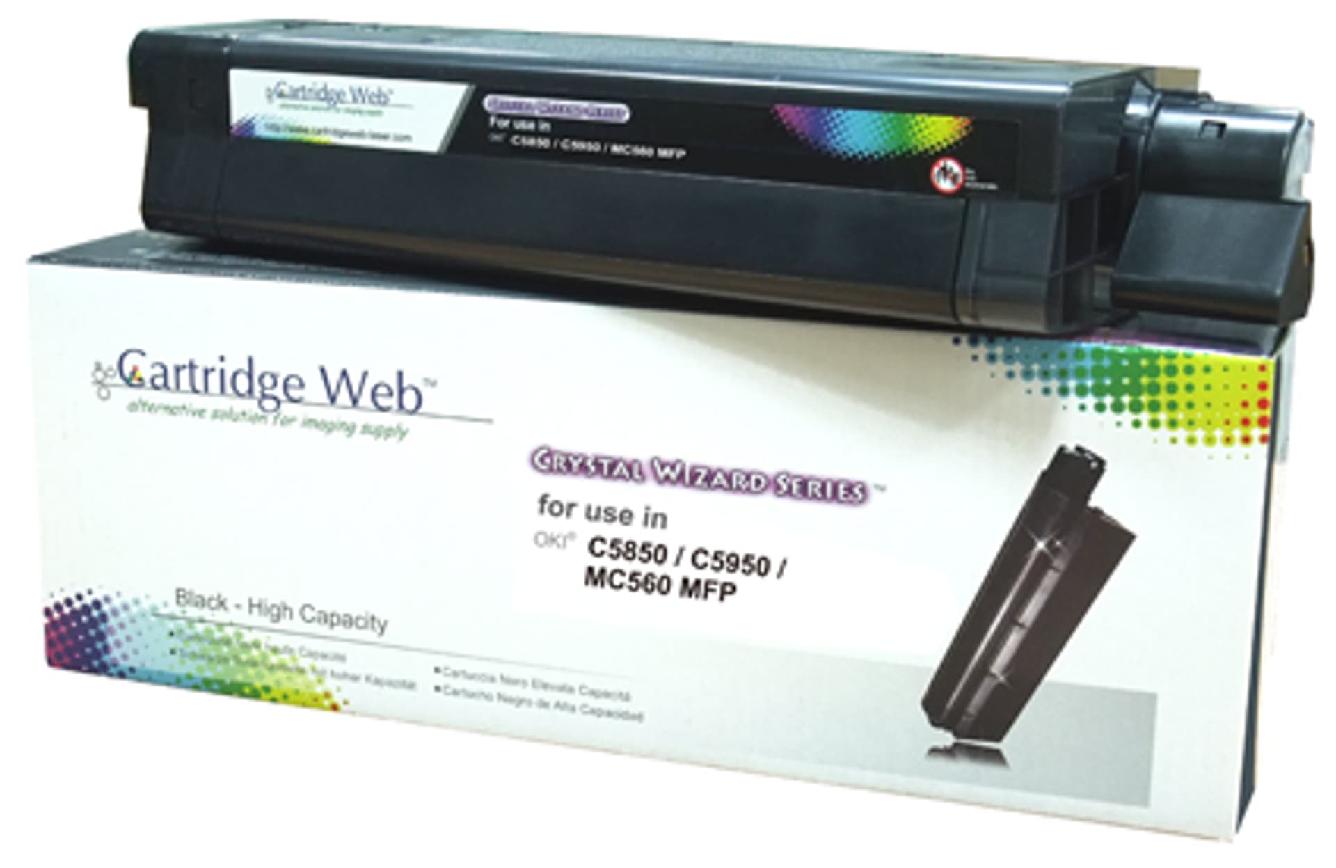 

Toner Cartridge Web Black OKI C5850 zamiennik 43865724