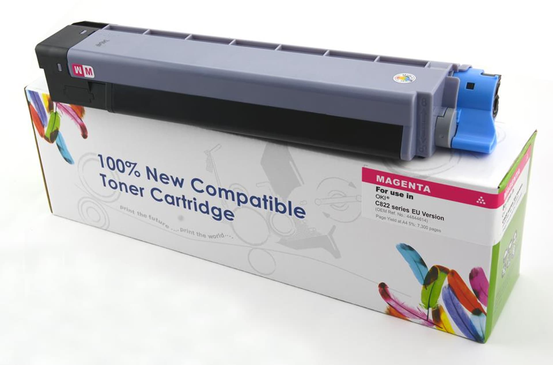 

Toner Cartridge Web Magenta OKI C822 zamiennik 44844614