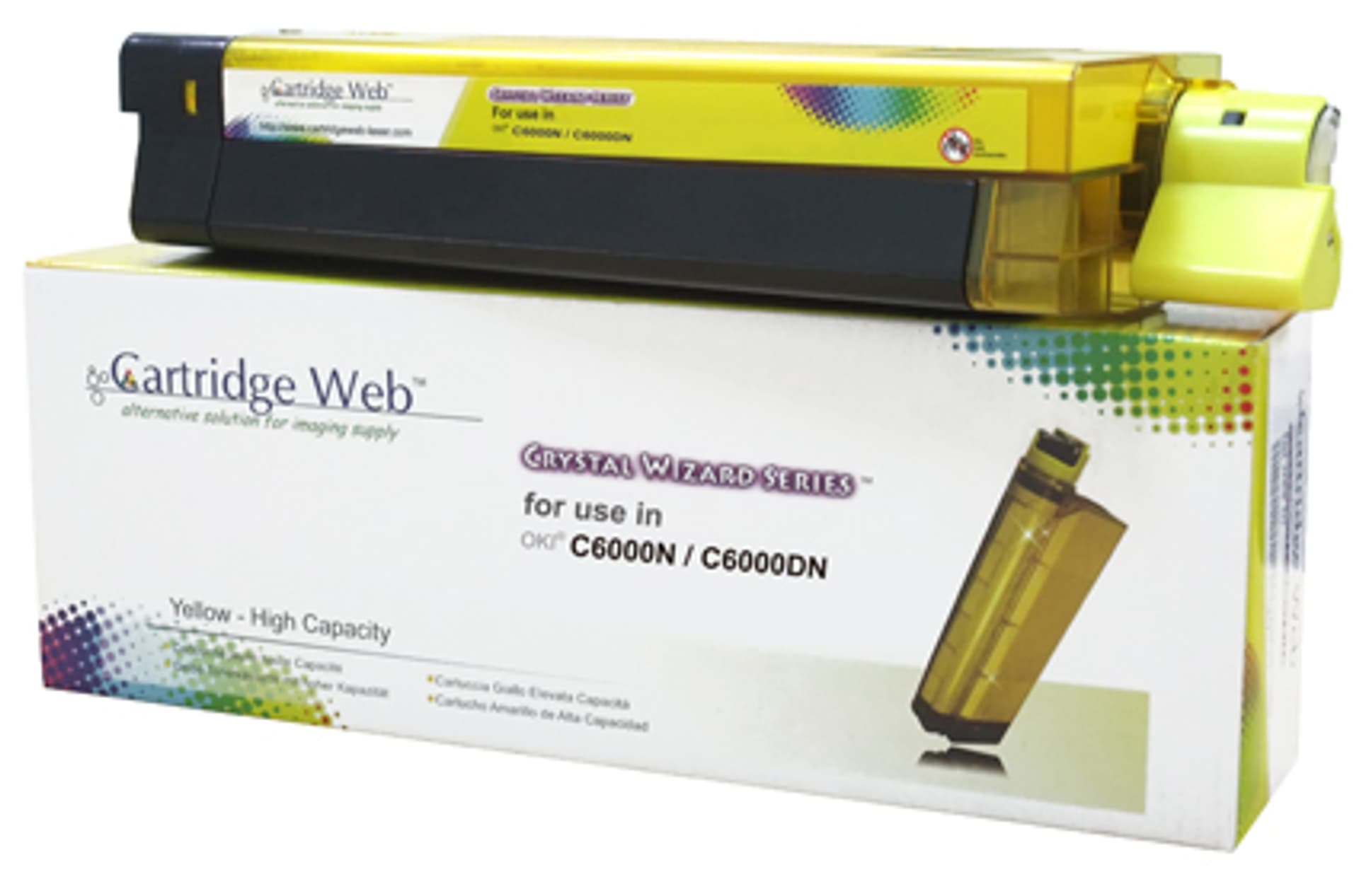 

Toner Cartridge Web Yellow OKI C8600/C8800 zamiennik 43487709