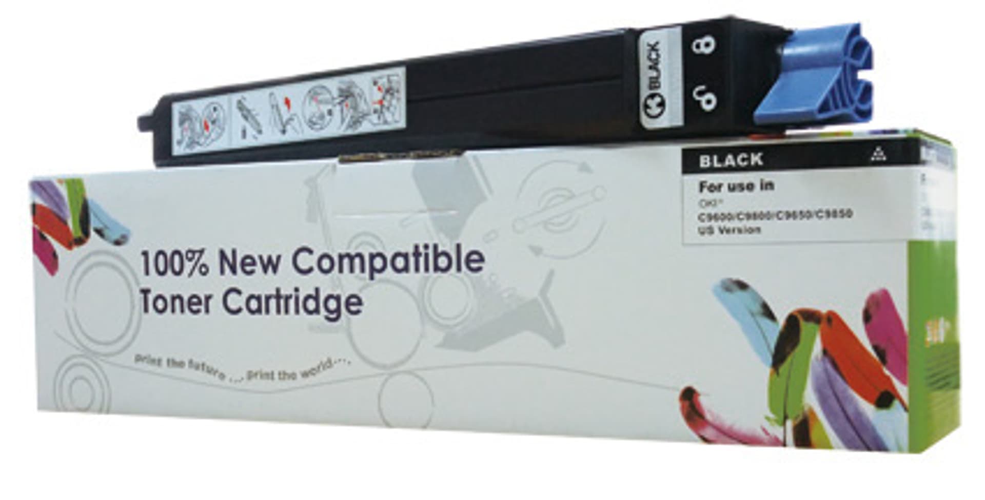 

Toner Cartridge Web Black OKI C9600/C9800 zamiennik 42918916