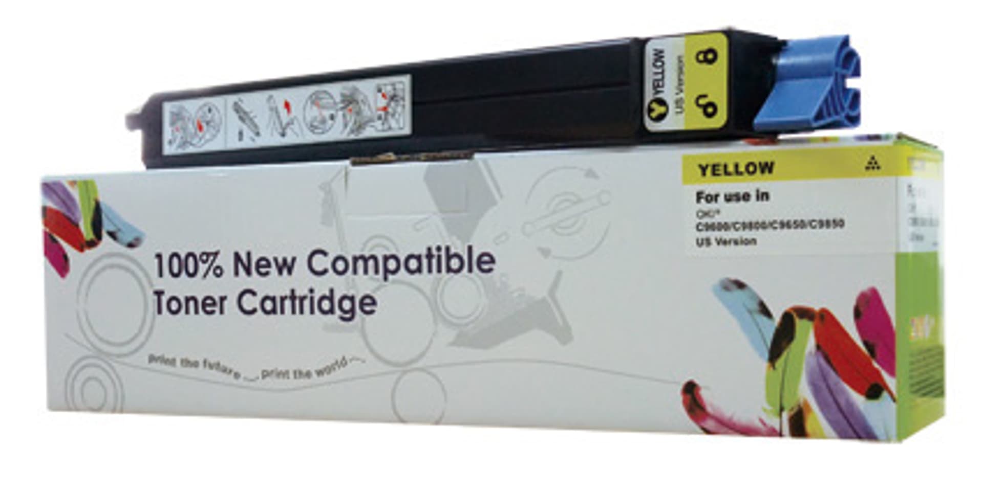 

Toner Cartridge Web Yellow OKI C9600/C9800 zamiennik 42918913