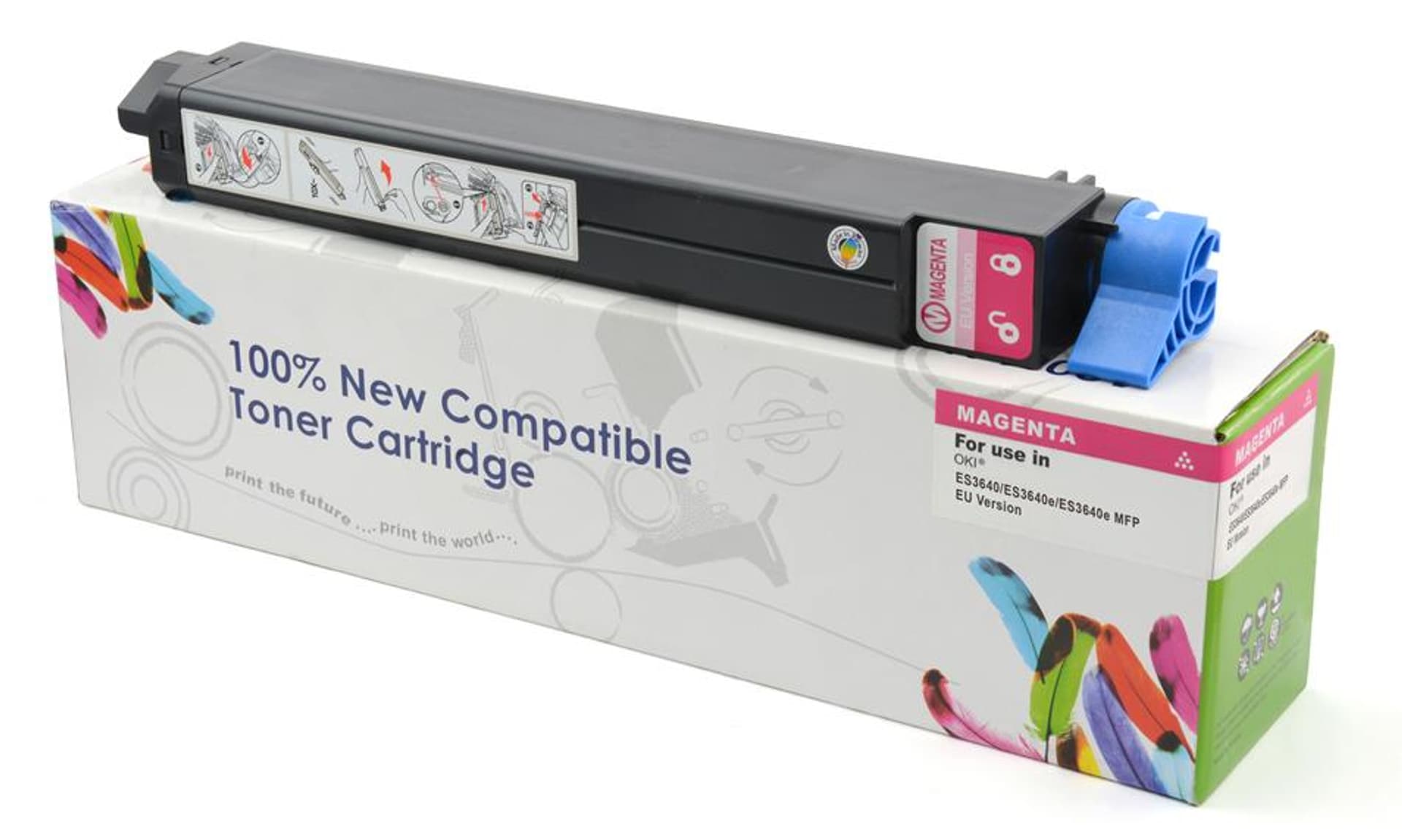 

Toner Cartridge Web Magenta OKI ES3640,ES3640E,ES3640E MFP zamiennik 42918926