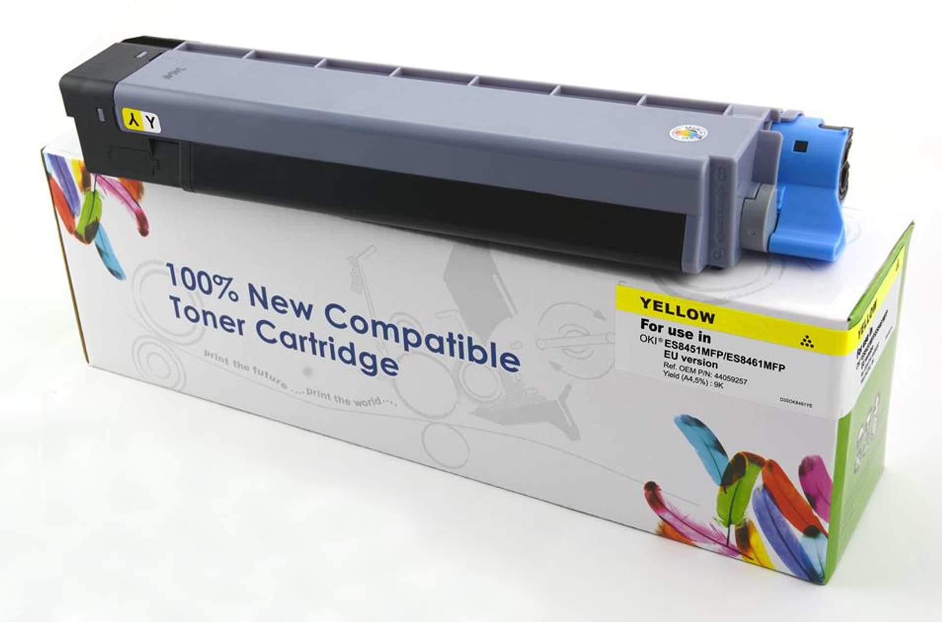 

Toner Cartridge Web Yellow OKI ES8451 zamiennik 44059257