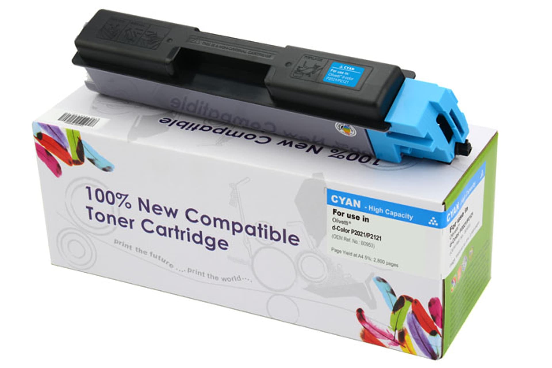 

Toner Cartridge Web Cyan OLIVETTI 2021 zamiennik B0953