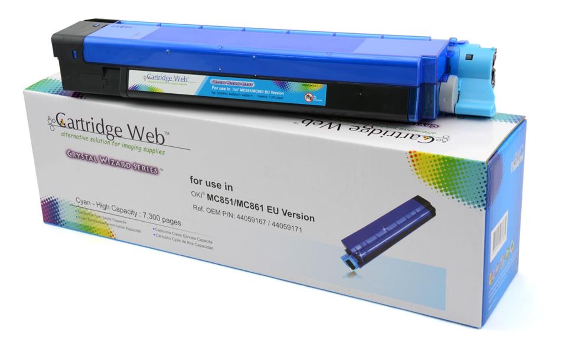 

Toner Cartridge Web Cyan Oki MC851 zamiennik 44059167