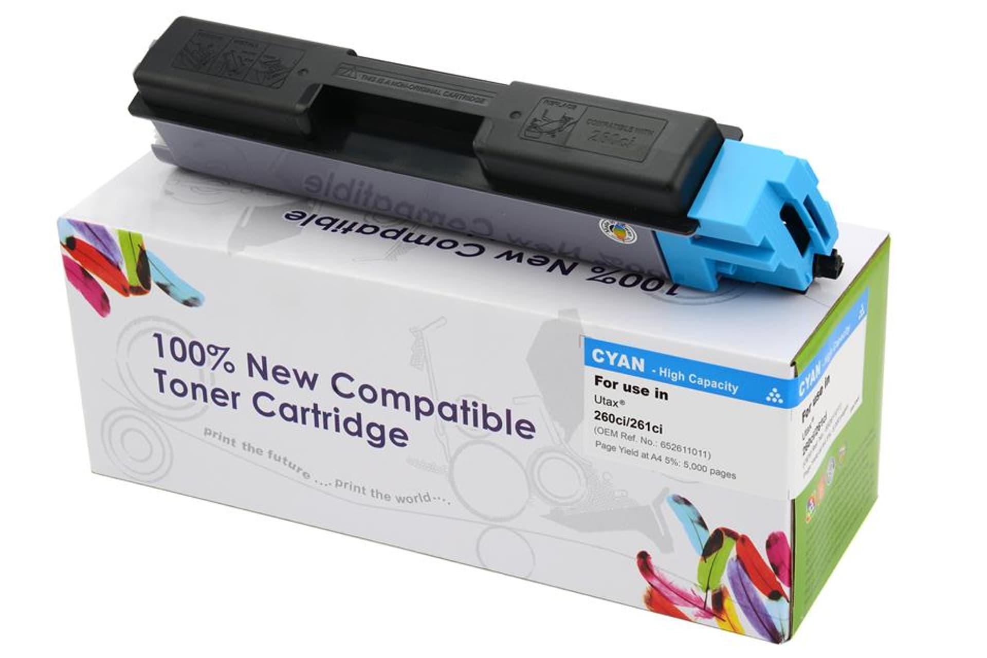 

Toner Cartridge Web Cyan UTAX 260 zamiennik 652611011