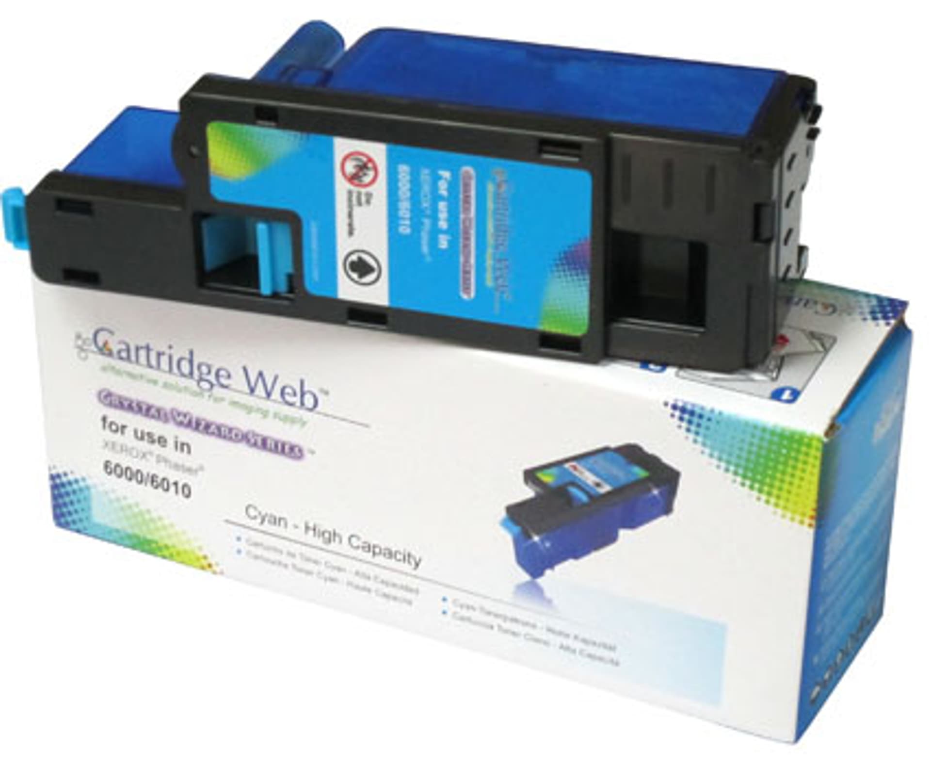 

Toner Cartridge Web Cyan Xerox 6000/6010 zamiennik (region 3) 106R01631, Region 3) 106r0163