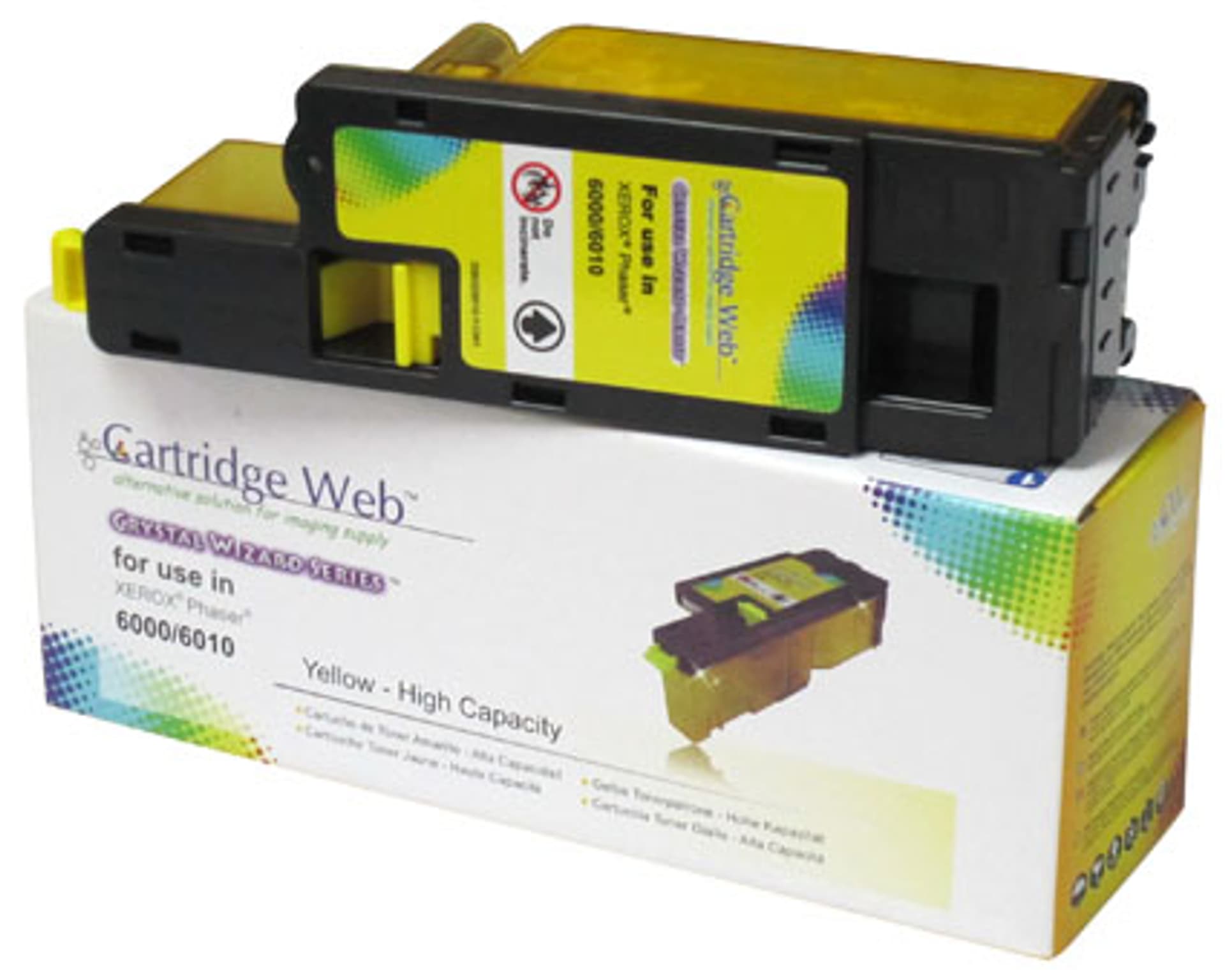 

Toner Cartridge Web Yellow Xerox 6000/6010 zamiennik (region 3) 106R01633, Region 3) 106r0163