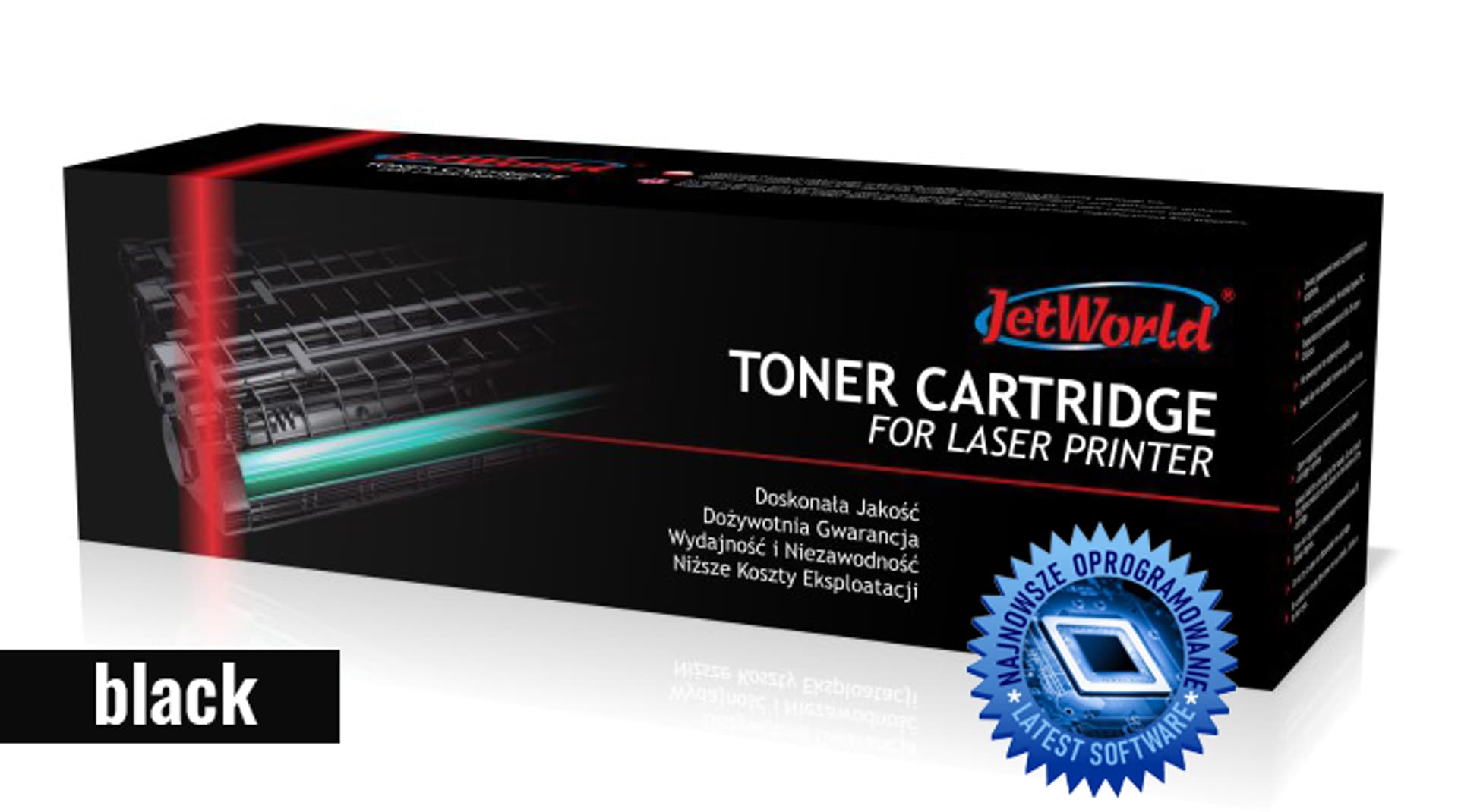 

Toner JetWorld zamiennik HP 415X W2030X LaserJet Color Pro M454, M479 7.5K Black