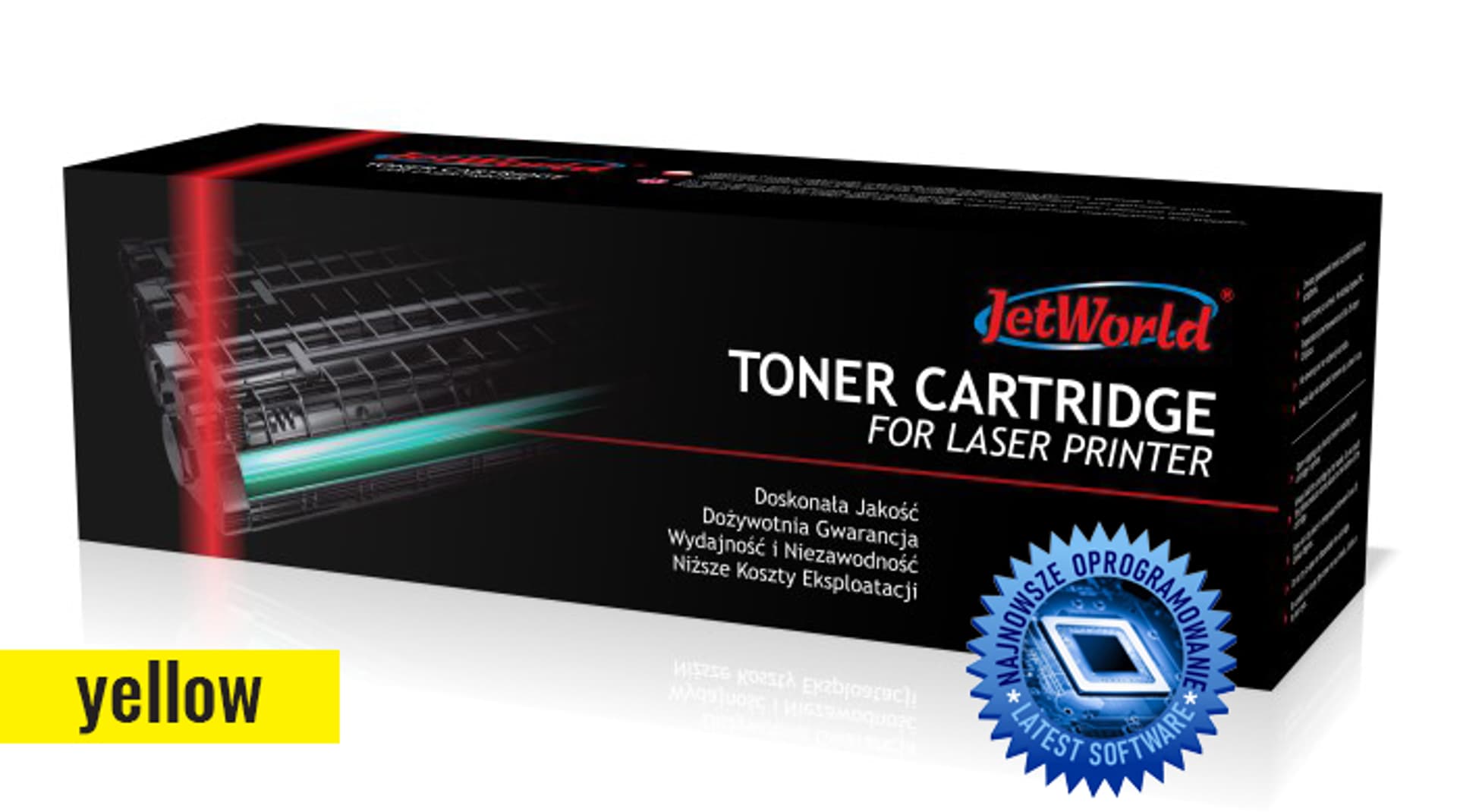 

Toner JetWorld zamiennik HP 203X CF542X Color LaserJet Pro M254, M281 2.5K Yellow