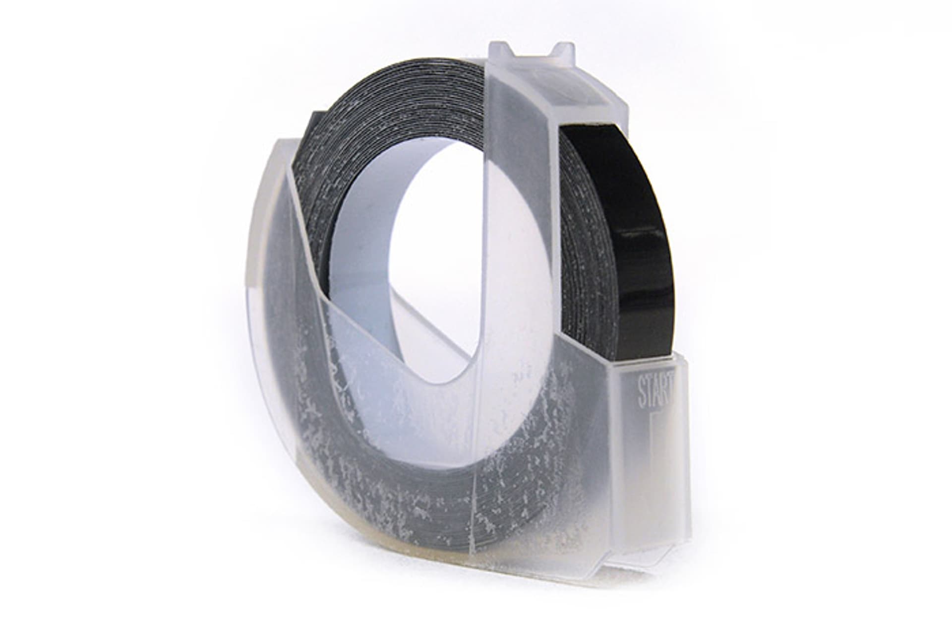 

Taśma 3D JetWorld Zamiennik Dymo Białe na Czarnym (do wytłaczania, emboss) 9mm x 3m (S0898130)