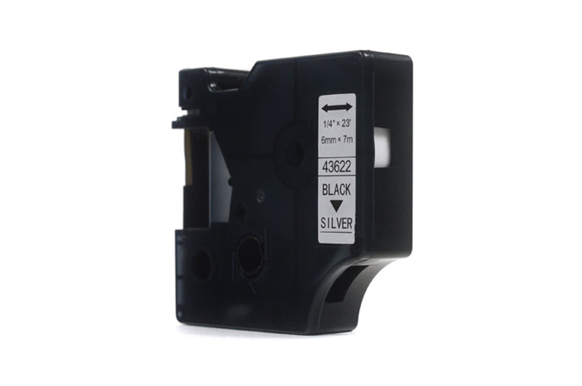 

Taśma JetWorld Zamiennik Dymo D1 Czarny na Srebrnym 6mm x 7m LM100, LM100+, LM200, LM300, LM400, LM420P, LM350, LM350D, LM360D, LM450D, LM260P, LM120P, LM500TS, LM160, LM210D, LM280, LM150, LM220 (43622)