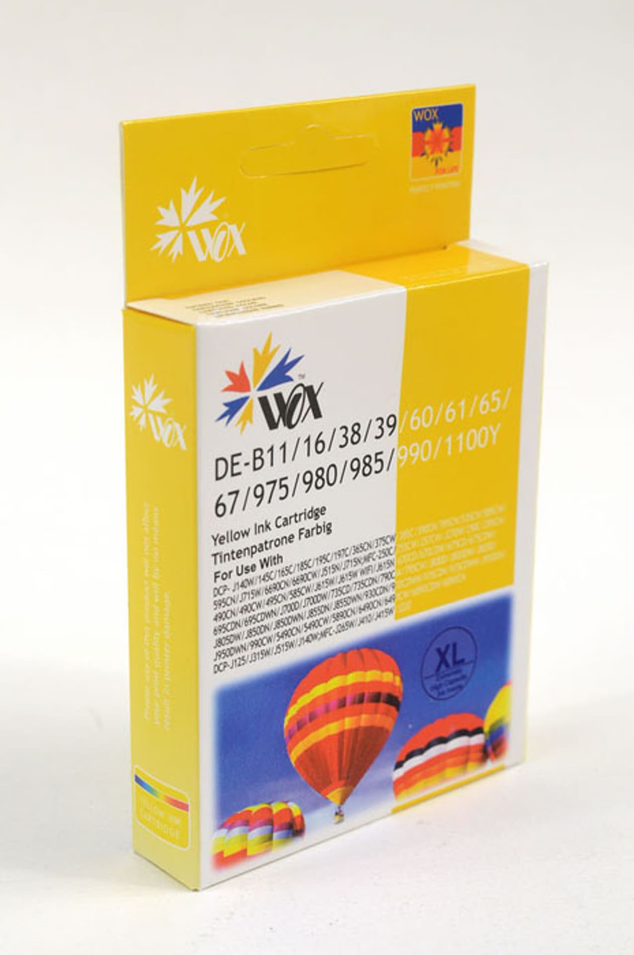 

Tusz Wox Yellow BROTHER LC980Y/LC985Y/LC1100Y zamiennik LC-980Y / LC-985Y / LC-1100Y