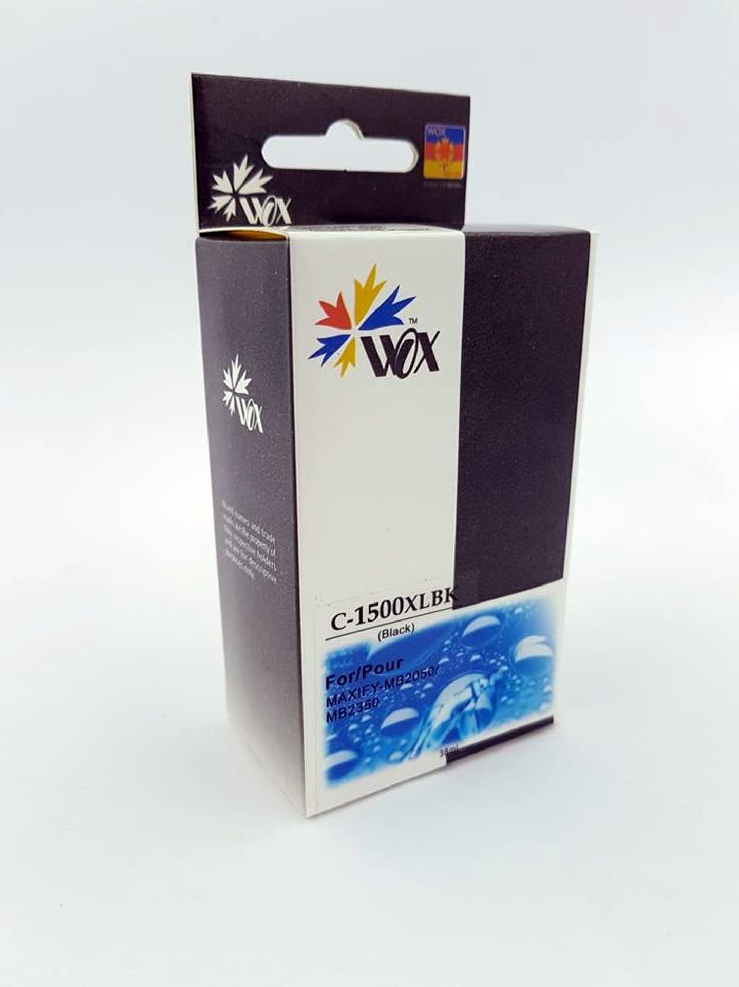 

Tusz Wox Black CANON PGI-1500XLBK z chipem zamiennik PGI1500XLBK
