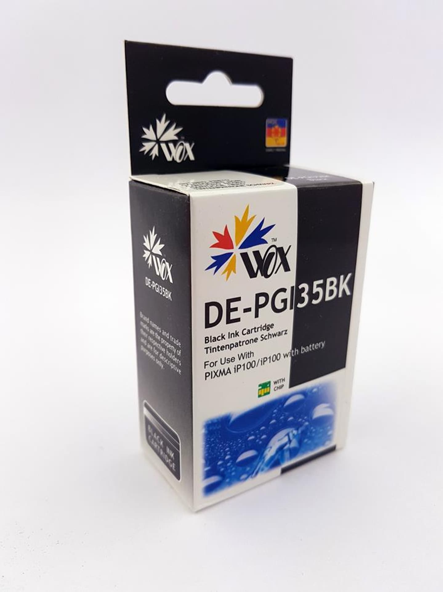 

Tusz Wox Czarny Canon PGI-35BK z chipem zamiennik 1509B001