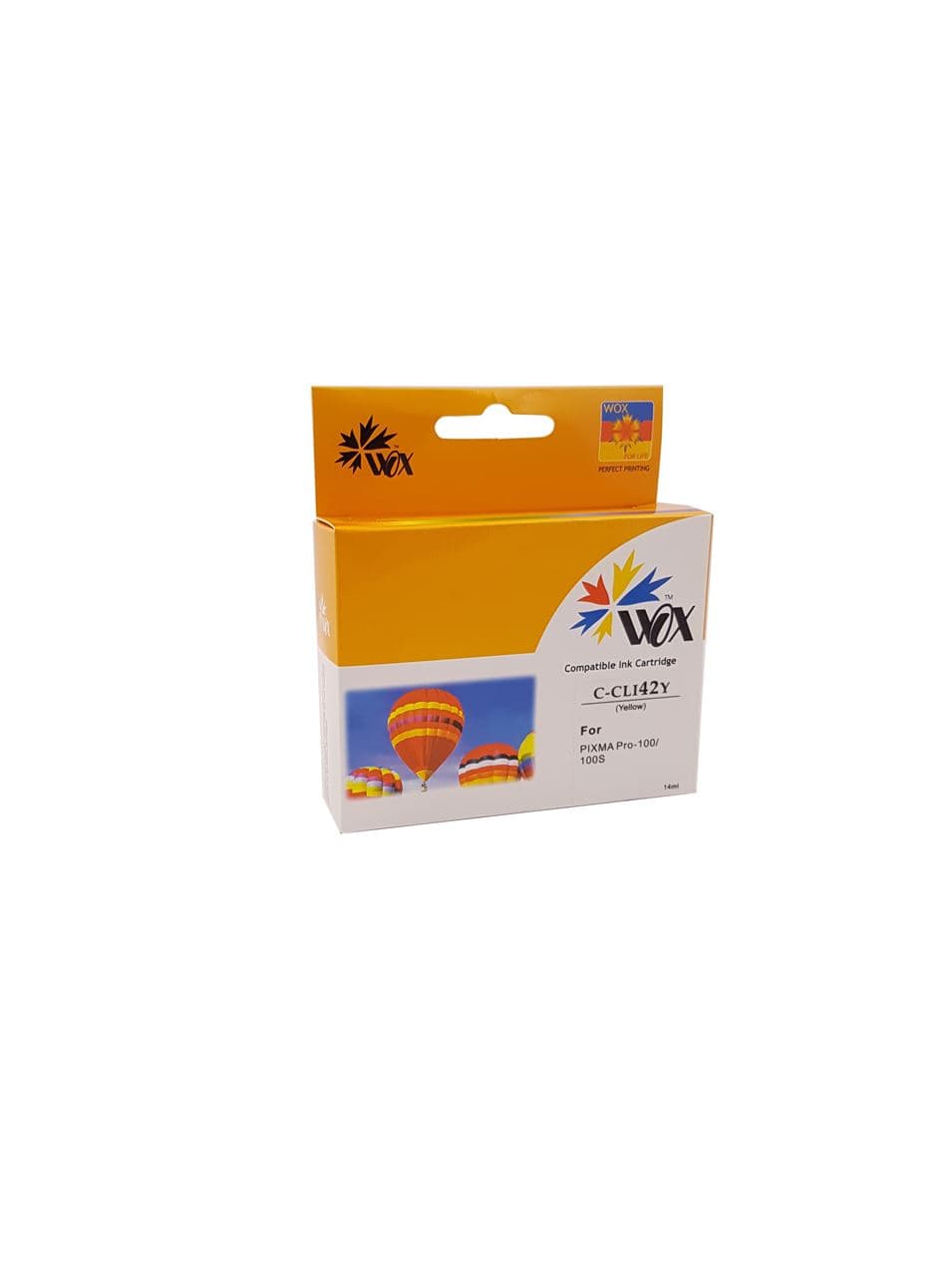 

Tusz Wox Yellow Canon CLI42Y zamiennik CLI-42Y 6387B001