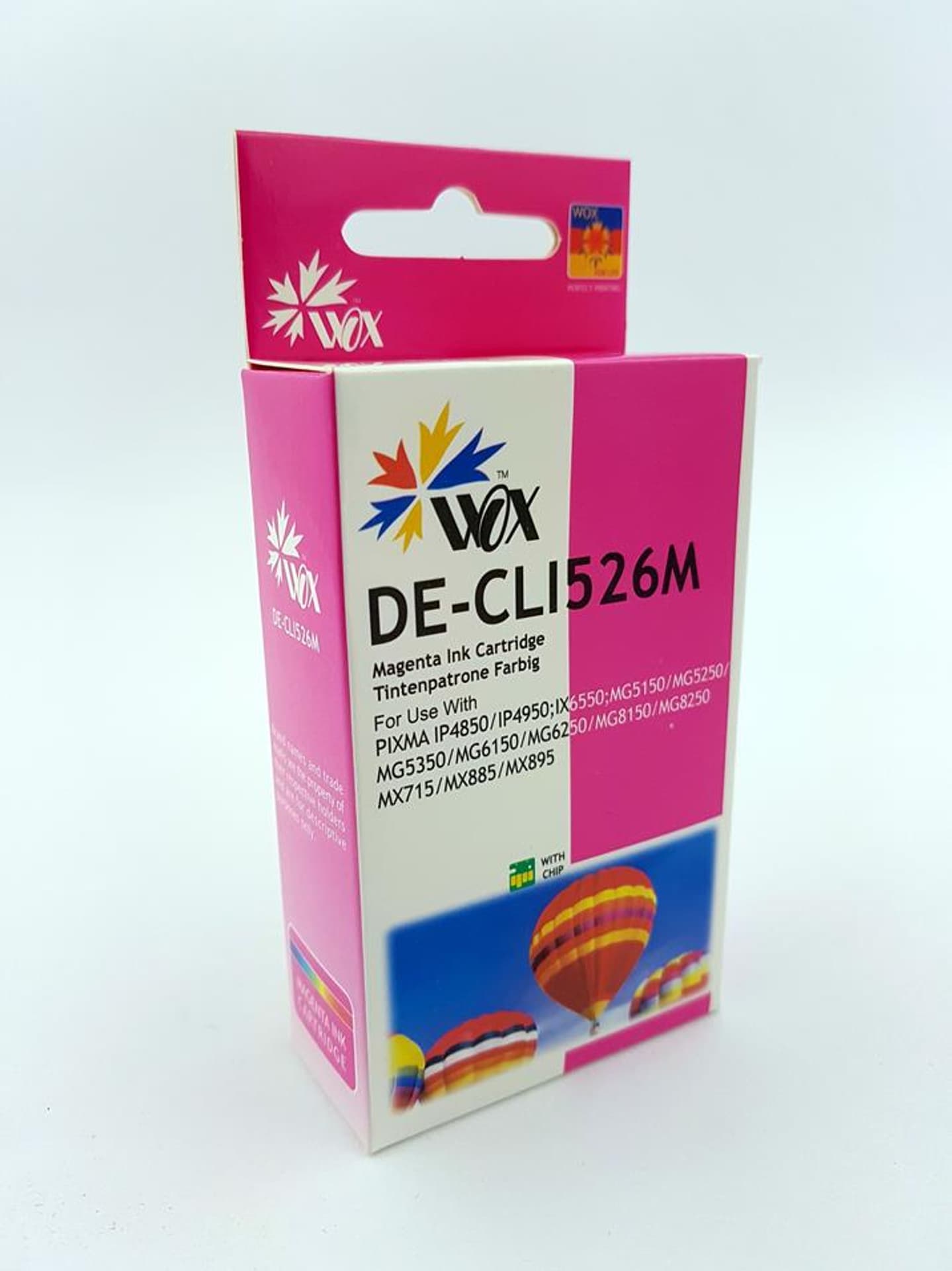 

Tusz Wox Magenta Canon CLI 526M zamiennik CLI526M