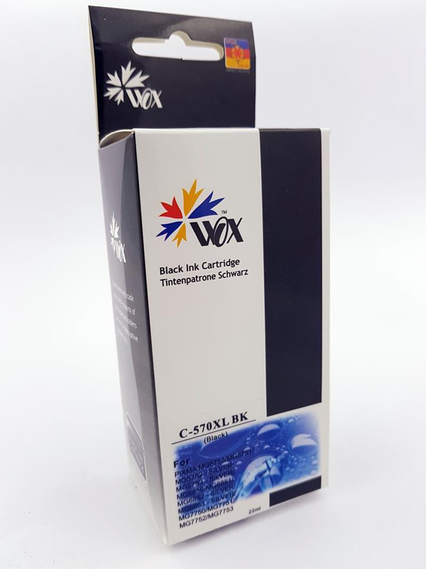 

Tusz Wox Black CANON PGI-570PGBKXL z chipem zamiennik PGI570PGBKXL