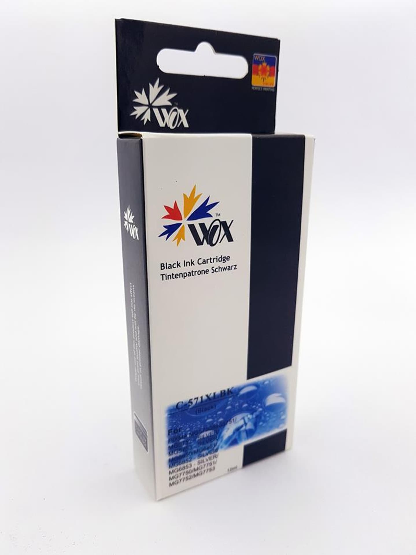 

Tusz Wox Black Canon CLI-571BK XL z chipem zamiennik CLI571BKXL