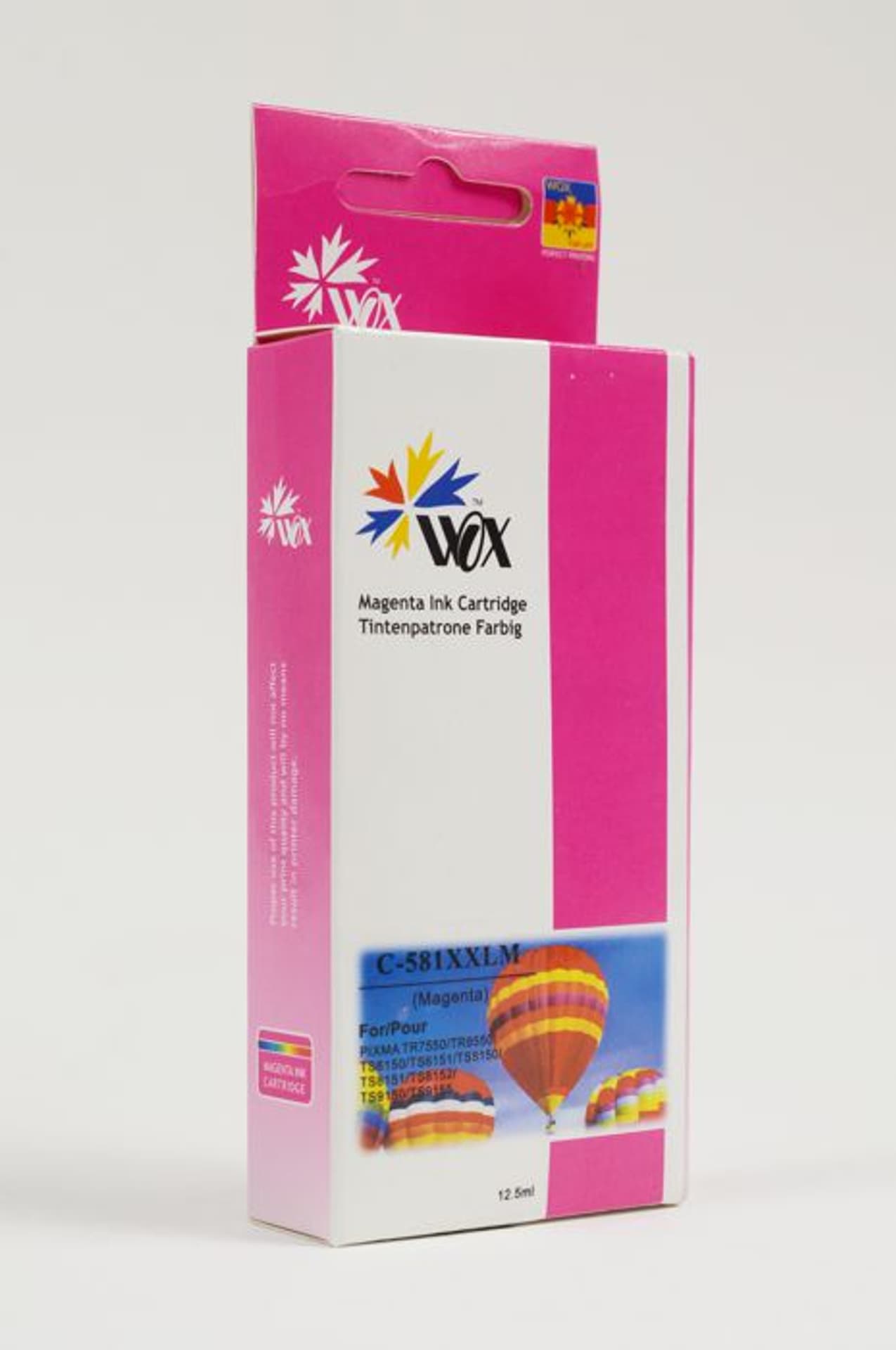 

Tusz Wox Magenta CANON CLI581M XXL zamiennik CLI-581M XXL (1996C001)