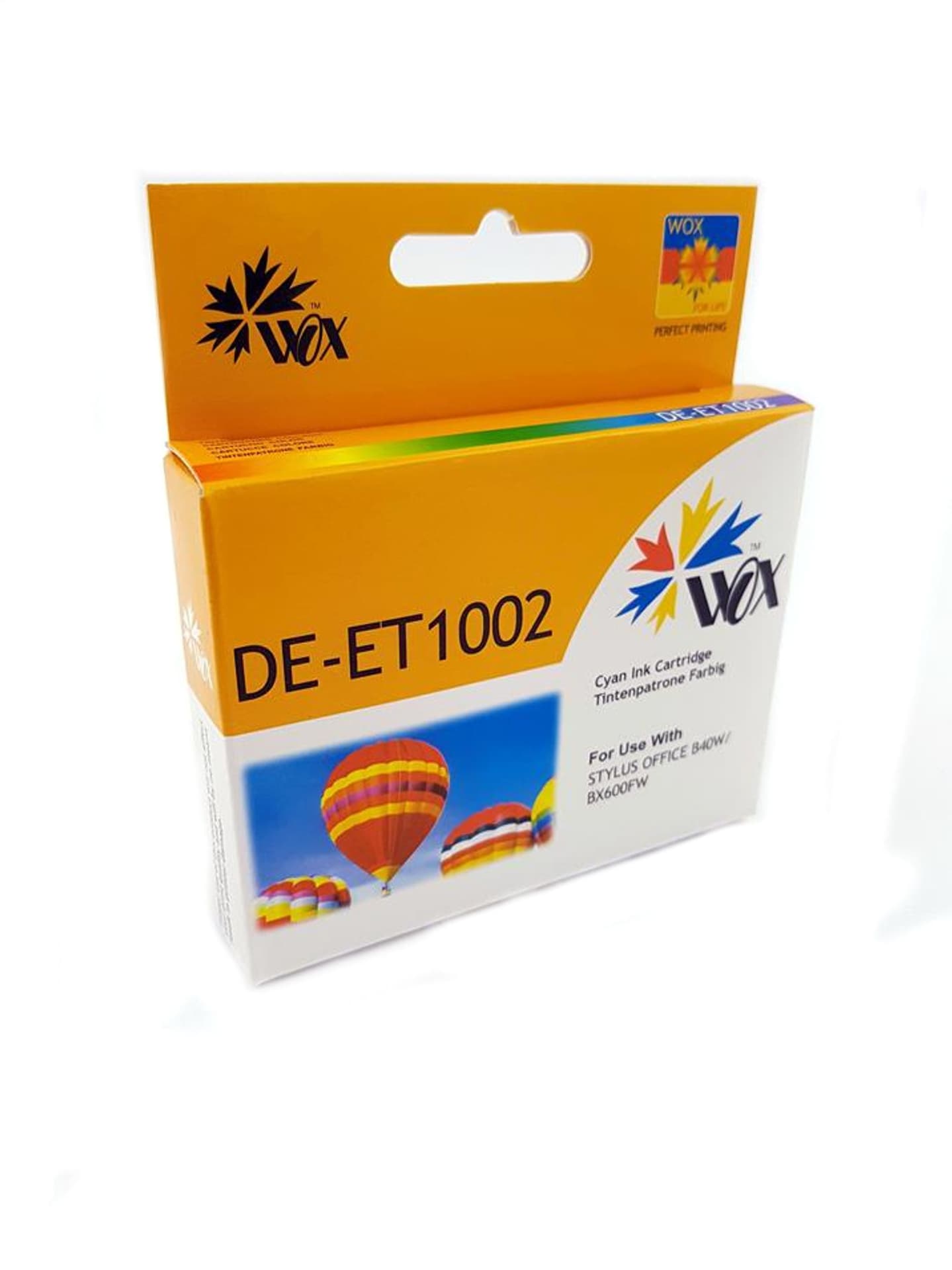 

Tusz Wox Cyan EPSON T1002 zamiennik C13T10024010