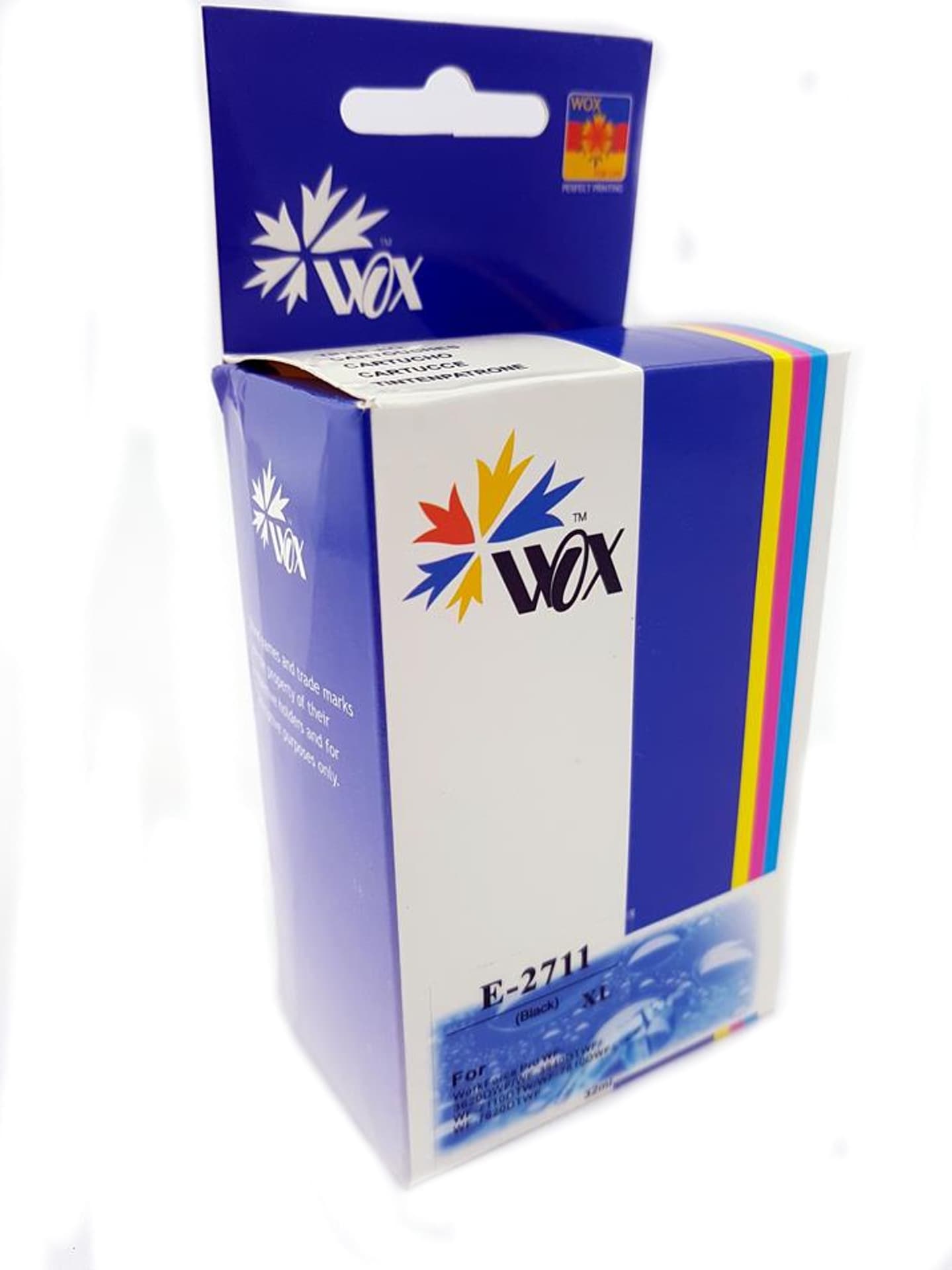 

Tusz Wox Black EPSON T2711 (27XL) T2701 zamiennik C13T27114012 (C13T270140)
