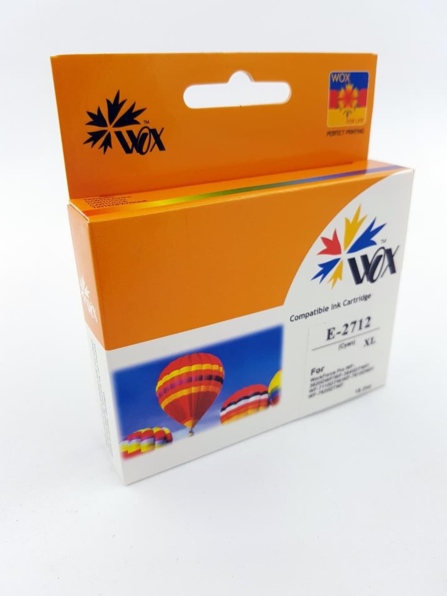 

Tusz Wox Cyan EPSON T2712 (27XL) T2702 zamiennik C13T27124012 (C13T270240)