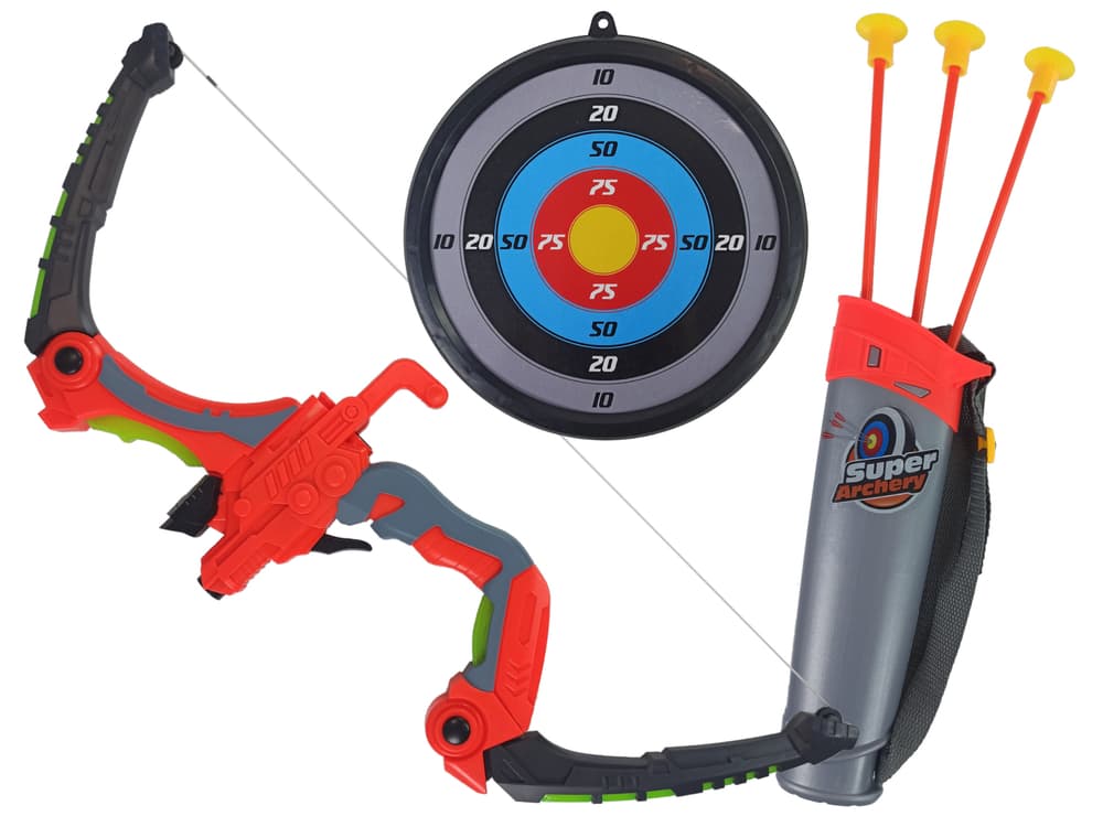 

Zestaw Strzelecki Łuk Tarcza Strzały Przyssawki Pomarańczowy 62 cm
