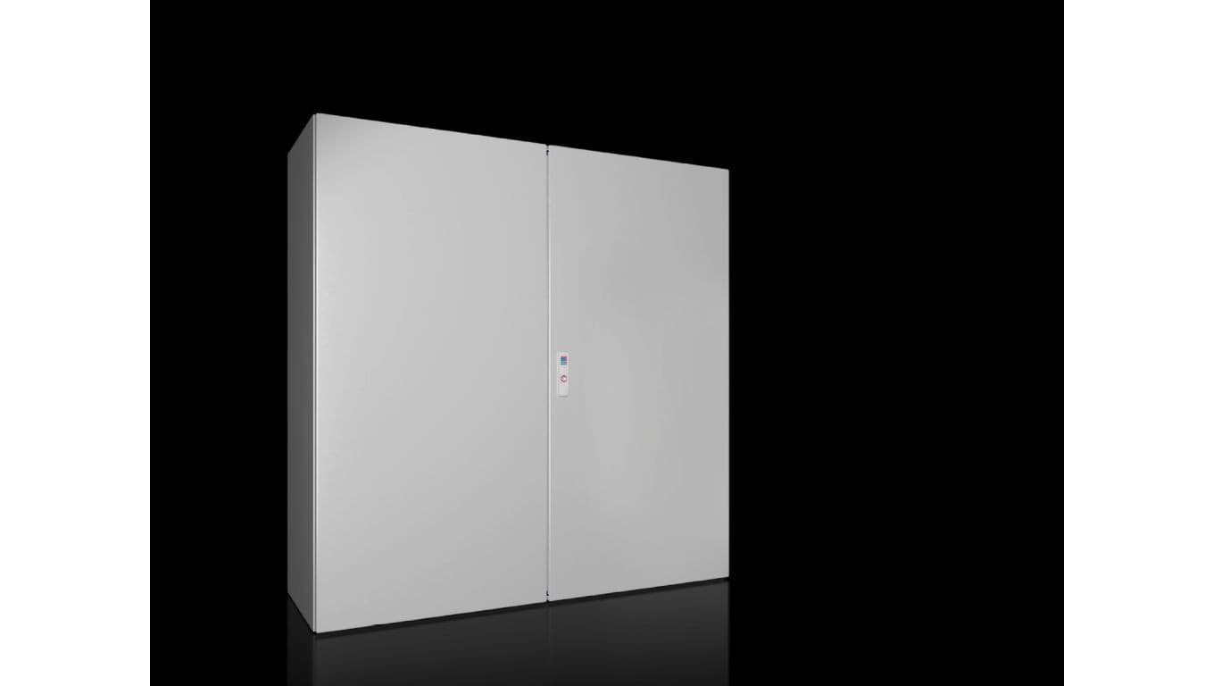 

AX Obudowa kompaktowa 1200x1200x400 mm blacha stalowa z pł. mont., drzwi podwójne z 3-punktowym systemem zamknięcia 1116.000