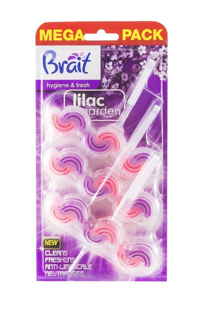 

Brait Hygiene & Fresh Kostka toaletowa do WC 2-fazowa Lilac Garden 1op.-3x45g