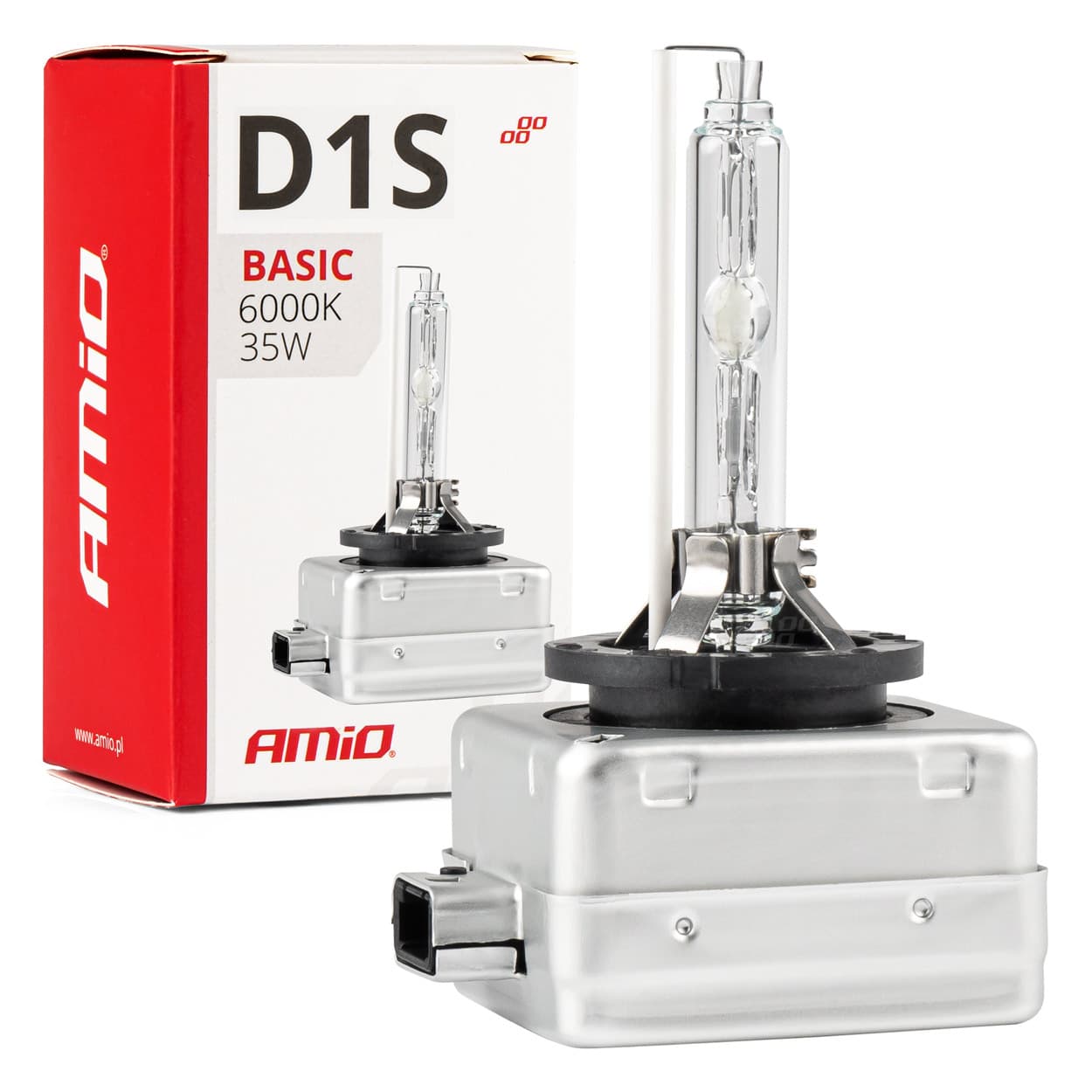 

Żarówka ksenonowa żarnik xenon d1s 35w 6000k amio basic amio-02943