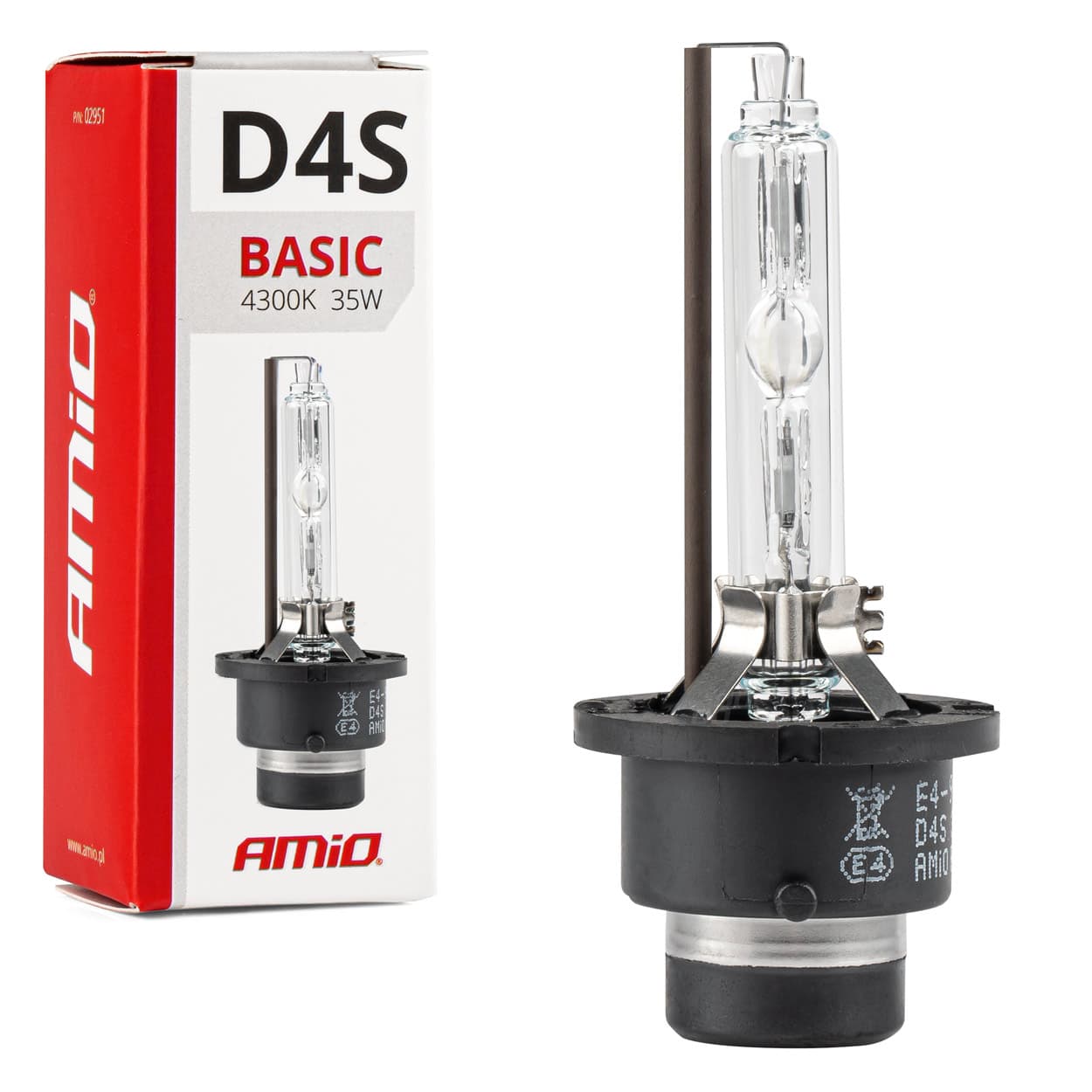 

Żarówka ksenonowa żarnik xenon d4s 35w 4300k amio basic amio-02950