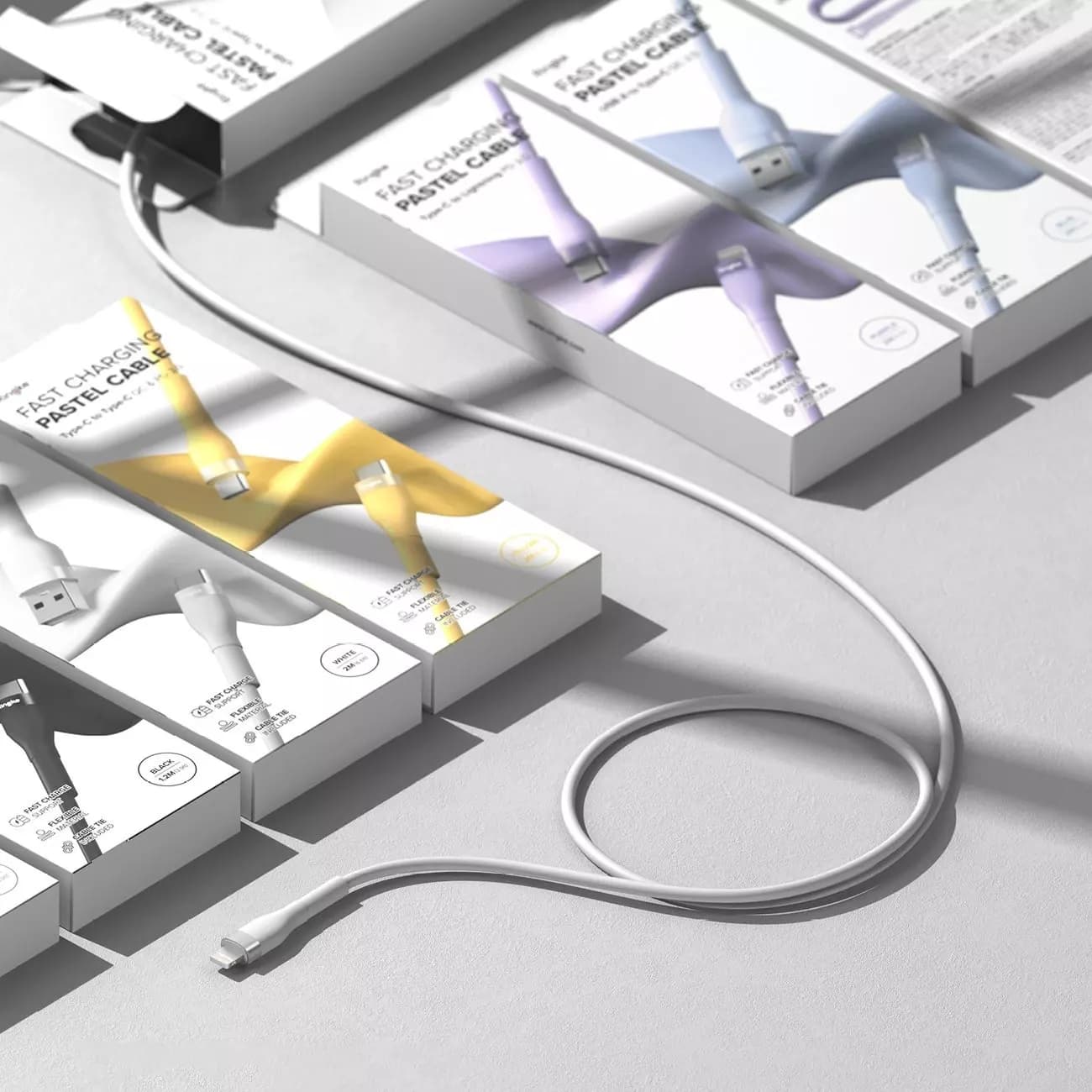 

Ringke kabel USB-A - Lightning 480Mb/s 12W 1.2m fioletowy (CB09956RS)